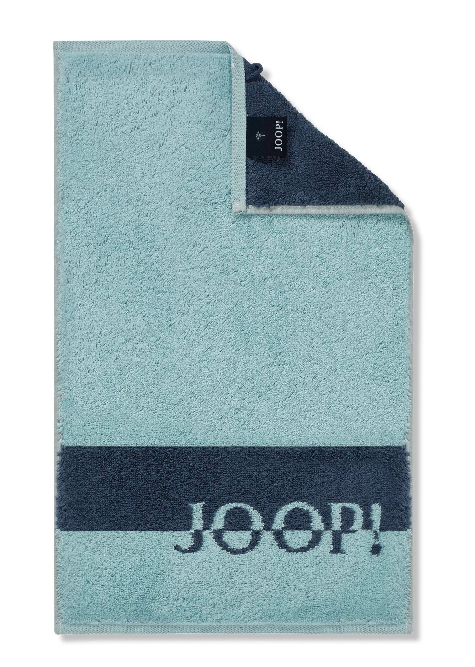 Joop! Gästehandtücher JOOP! LIVING - SHADES STRIPE Gästetuch-Set, Textil (3-St) Aqua