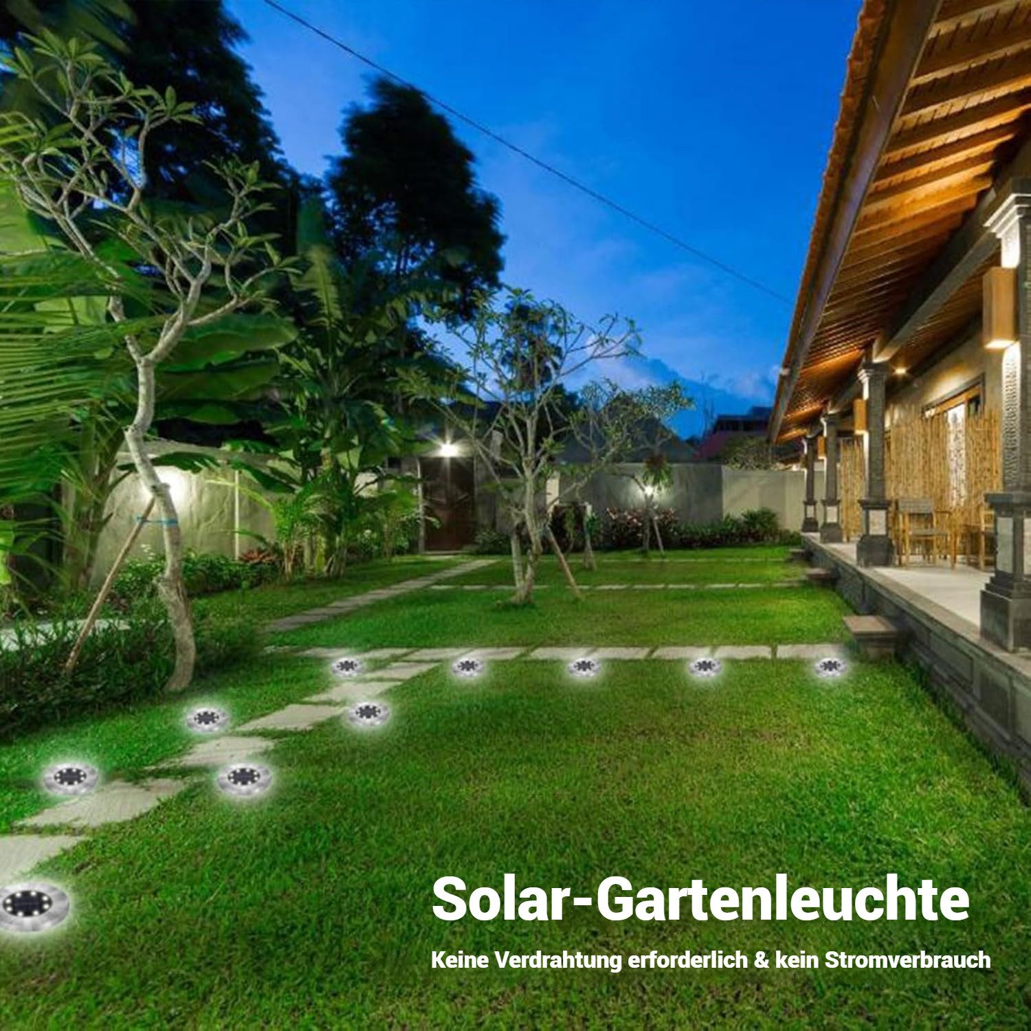 BlingBin LED Solarleuchte 4 Stück LED günstig online kaufen