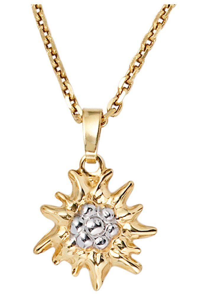 JOBO Kettenanhänger Anhänger Edelweiß...