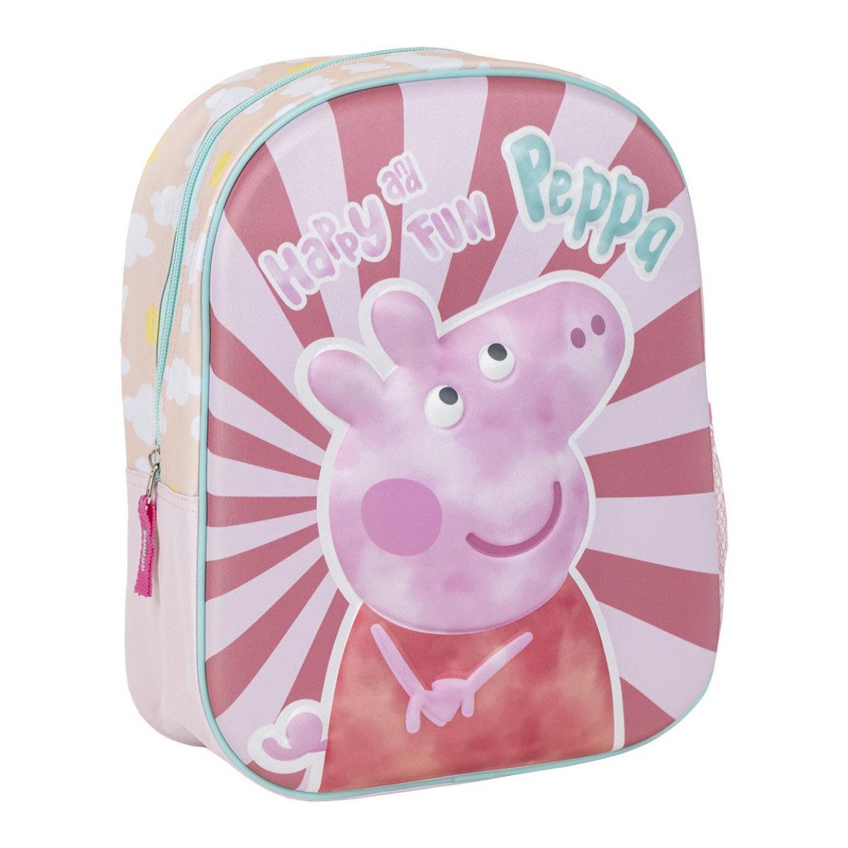 Cerda Kinderrucksack Peppa Pig 3D Kindergarten Rucksack Kinder Rucksack, Vorschule