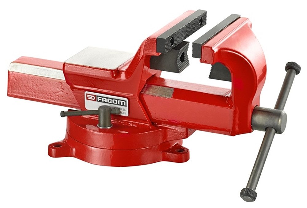 Facom Drehteller Facom 1224.125 Schraubstock mit Drehteller, 125 mm