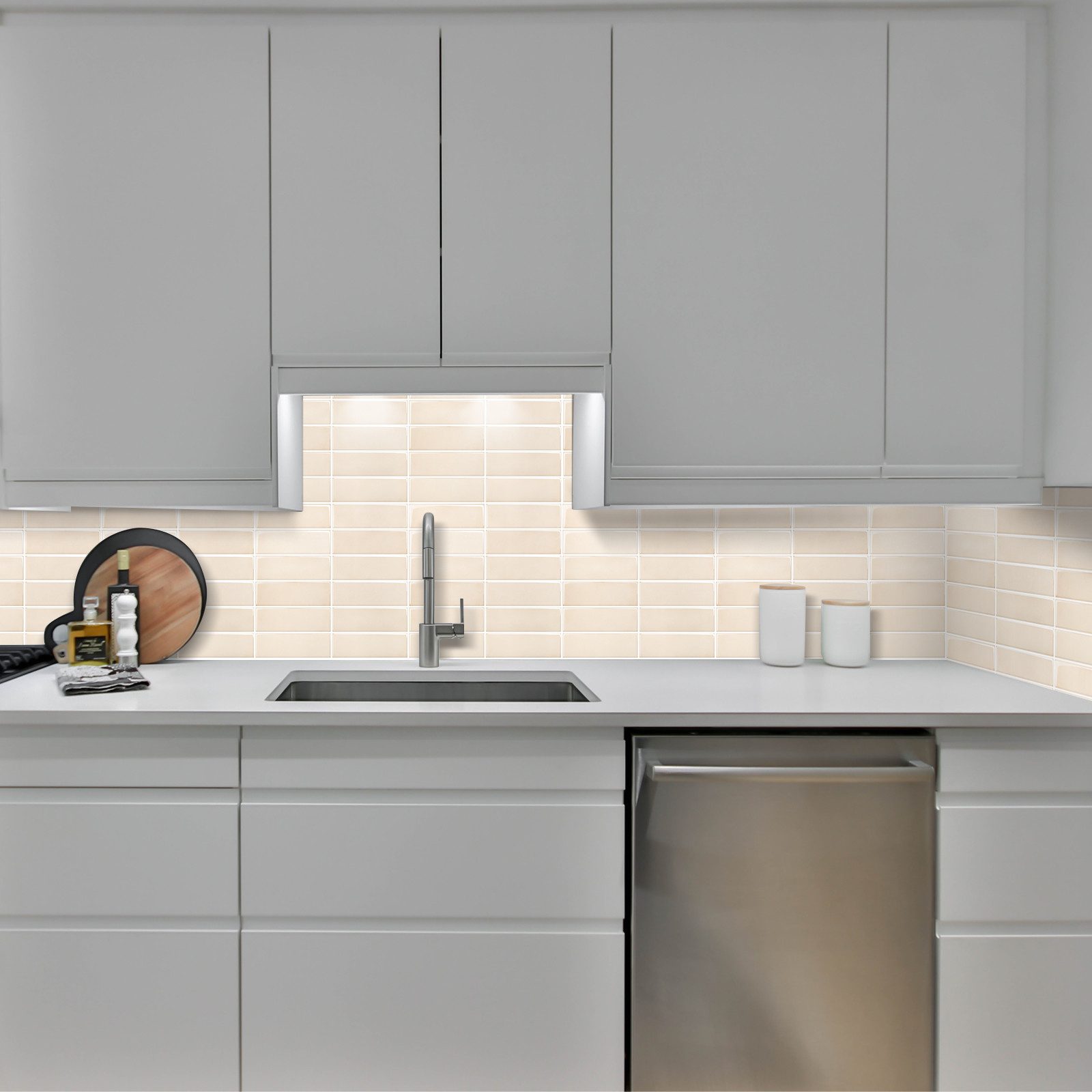 Coonoor Küchenrückwand selbstklebend Spritzschutz Küche 3d Wandpaneele 30.5 günstig online kaufen