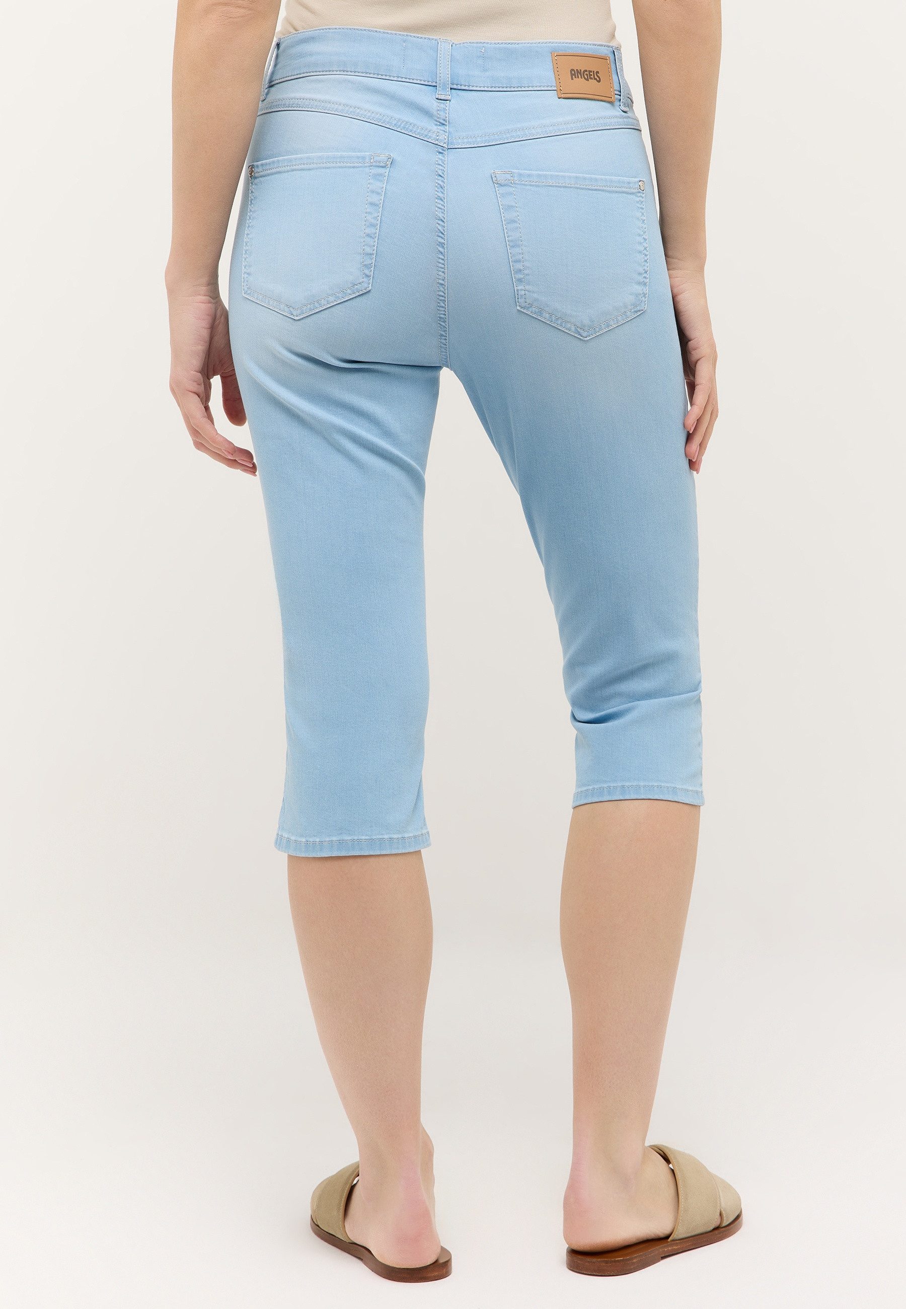 ANGELS 5-Pocket-Jeans ANACAPRI in Capri-Länge, Slim Fit mit Stretch