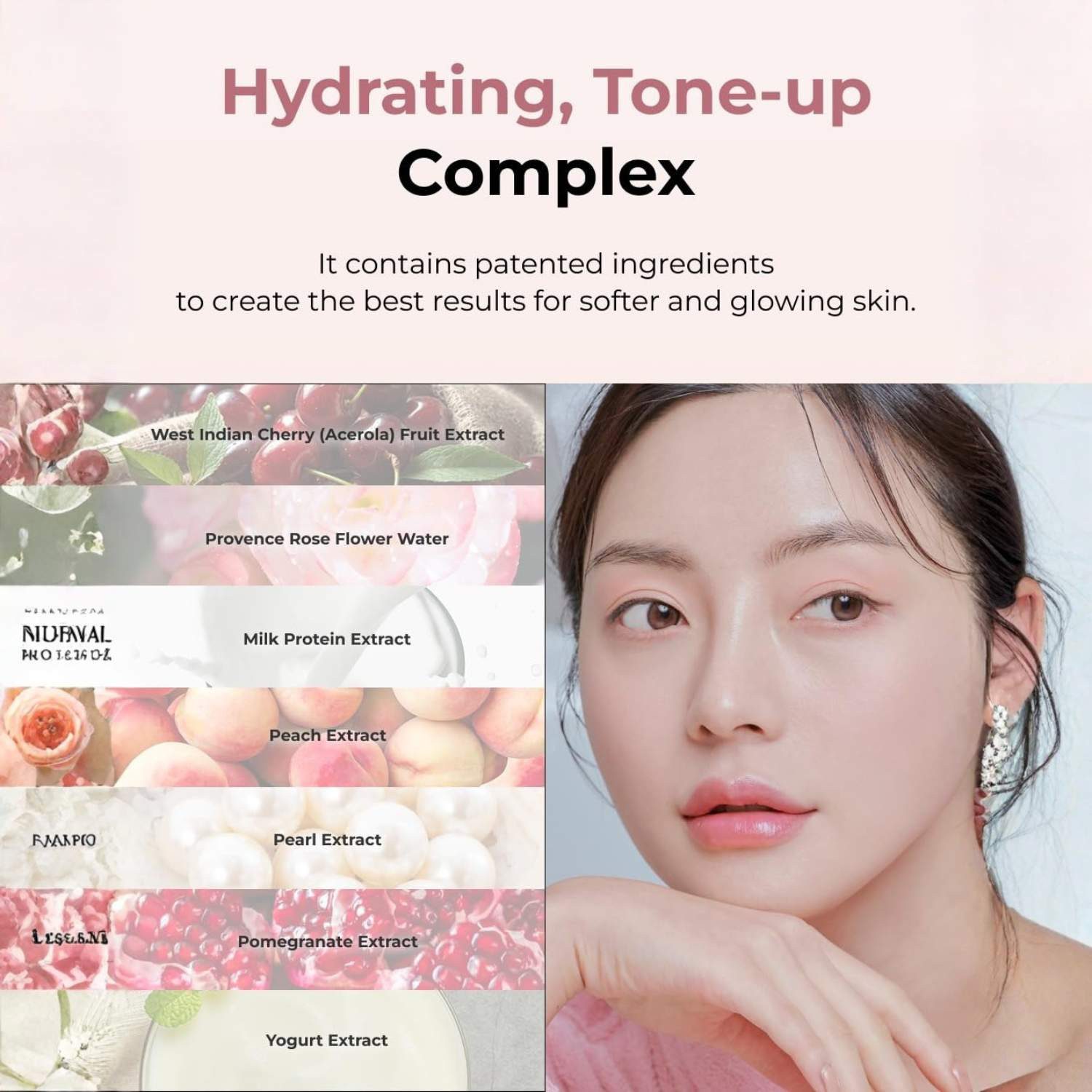 Beauty of Majesty Bodylotion Light On In Shower Body Tone Up Lotion 290ml – Aufhellende Körperpflege mit 72h Effekt, In-Shower Bodylotion mit Niacinamide, Milchprotein, Pfirsich & Provence Rose, Korean Skincare