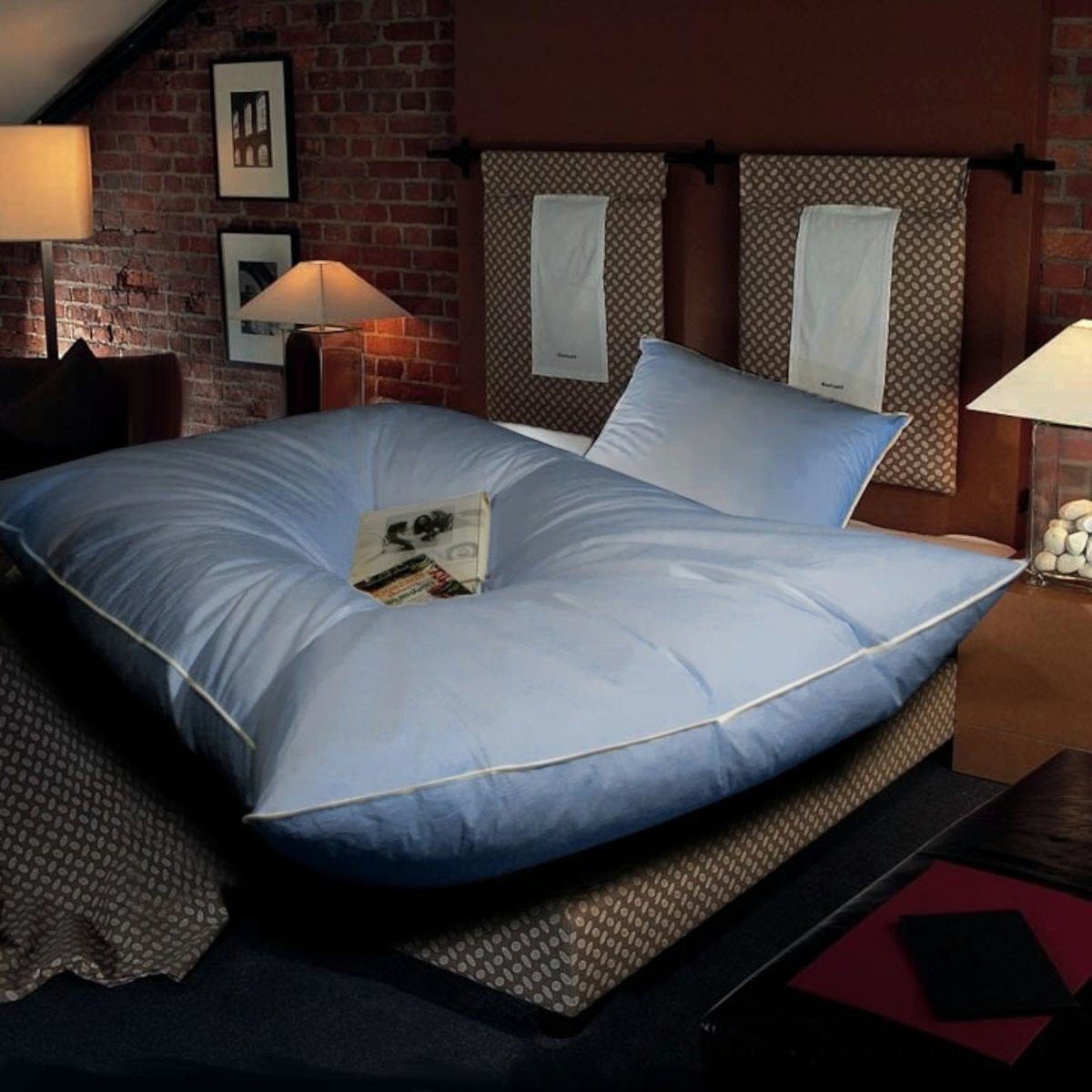 Meivita Gänsefederbettdecke Ballonbett in 135x200 cm mit 100% Federn Füllun günstig online kaufen