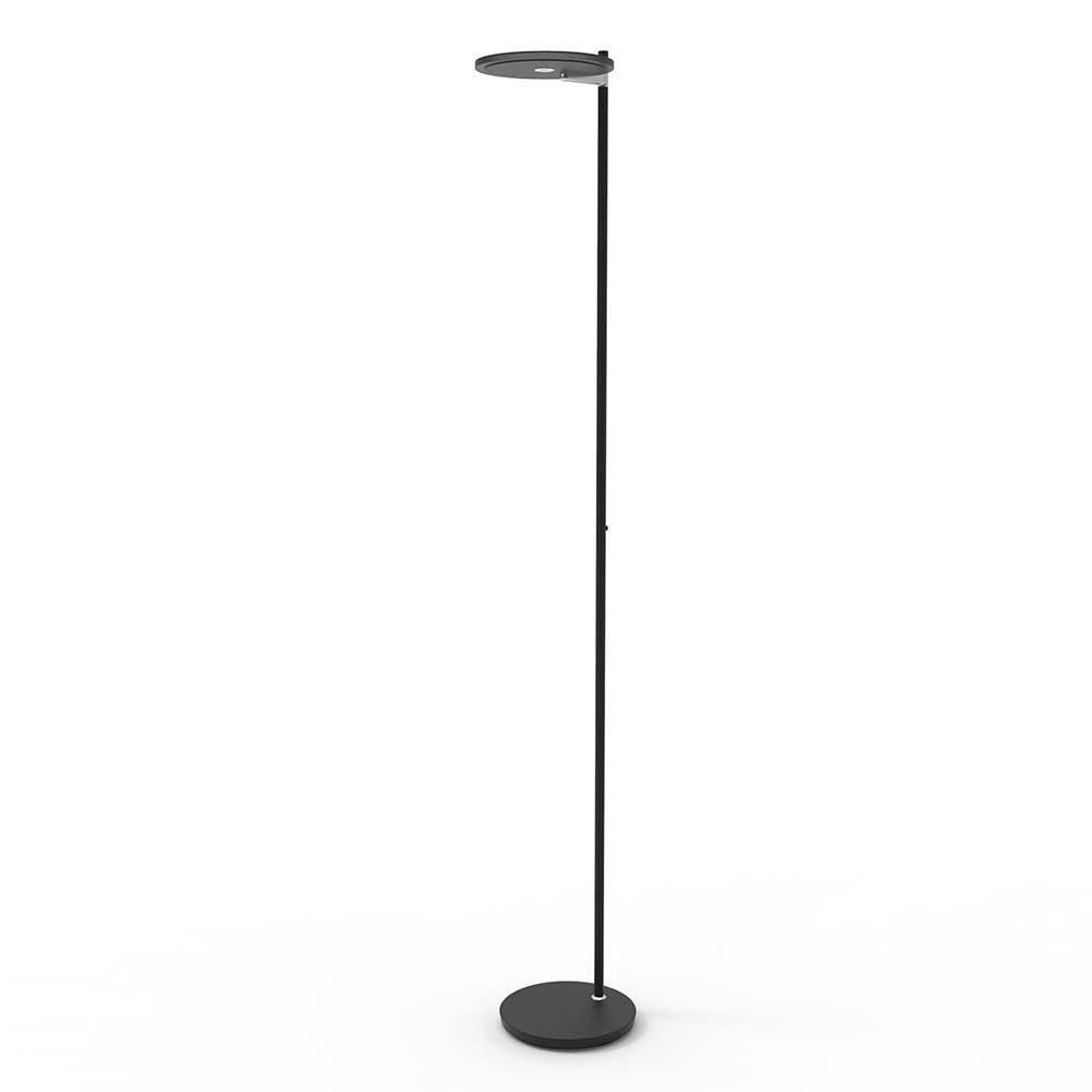 Steinhauer LIGHTING Deckenfluter, LED-Leuchtmittel fest verbaut, Warmweiß, Stehleuchte Deckenfluter Wohnzimmerlampe LED Touch dimmbar Glas