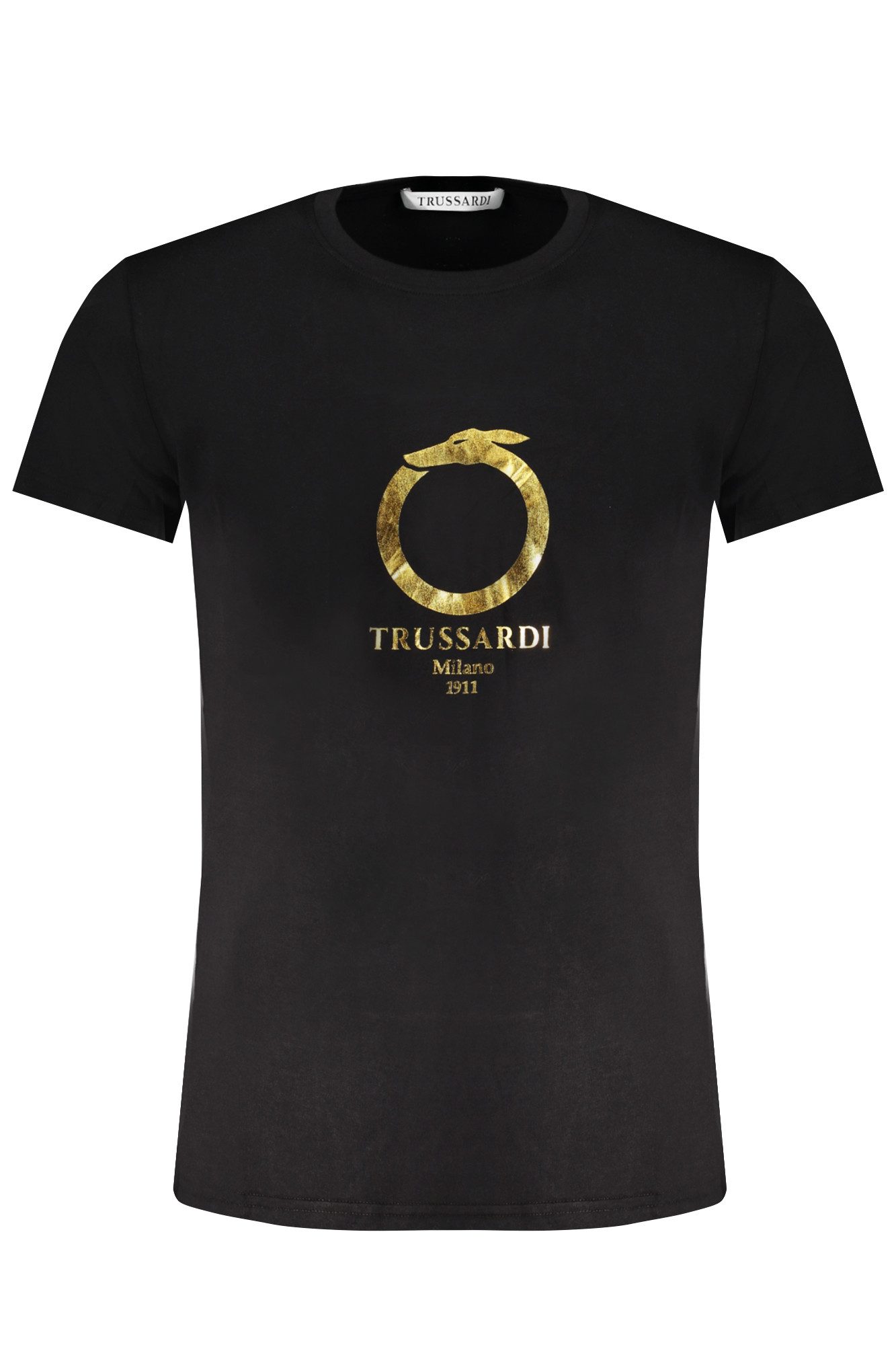 Trussardi T-Shirt Elegantes schwarzes Herren T-Shirt, günstig online kaufen
