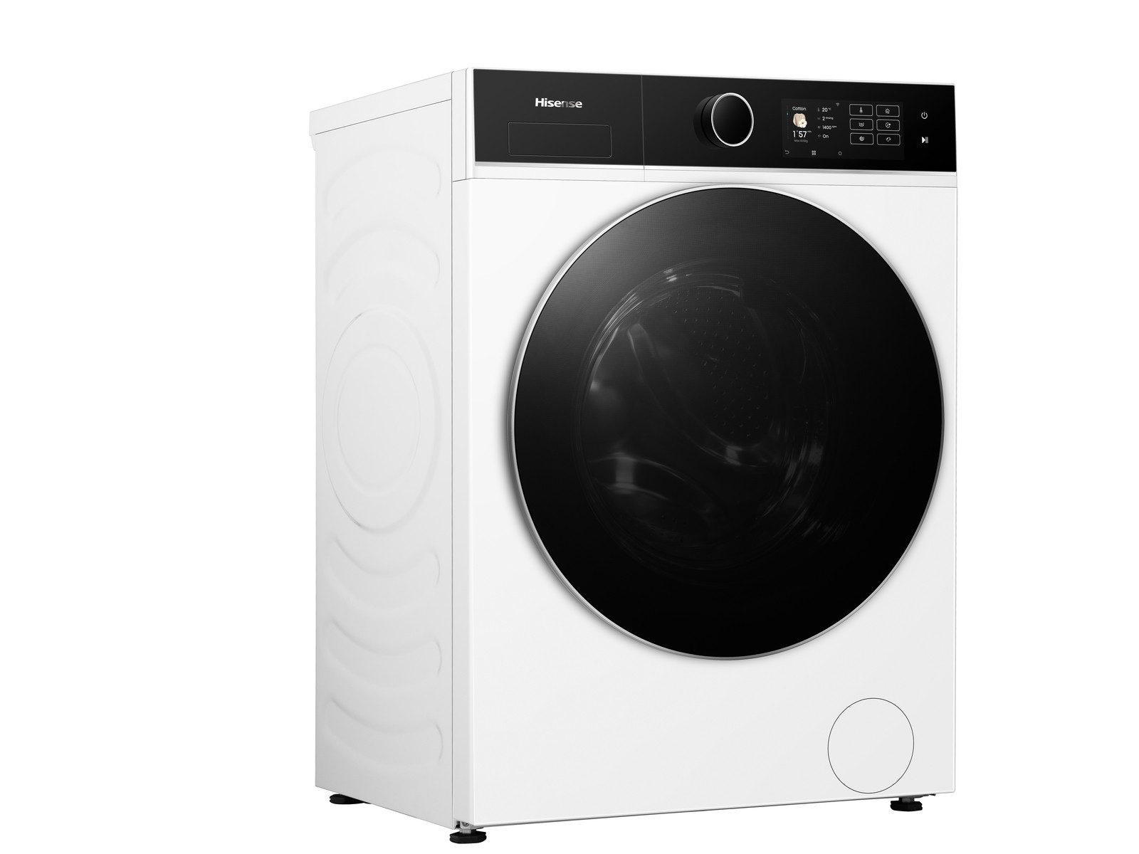 Hisense Waschtrockner 5i Serie WD5I1045BWQ, 10,5 kg, 6 kg, 1400 U/min, Waschen & Trocknen in 49 min.