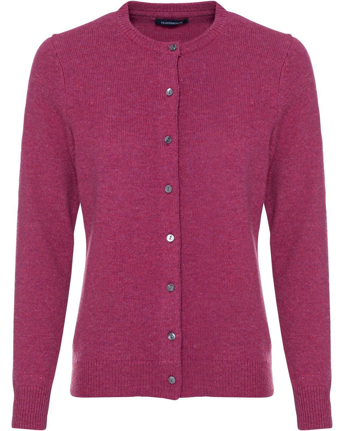 Highmoor Strickjacke Lambswool Cardigan Pink