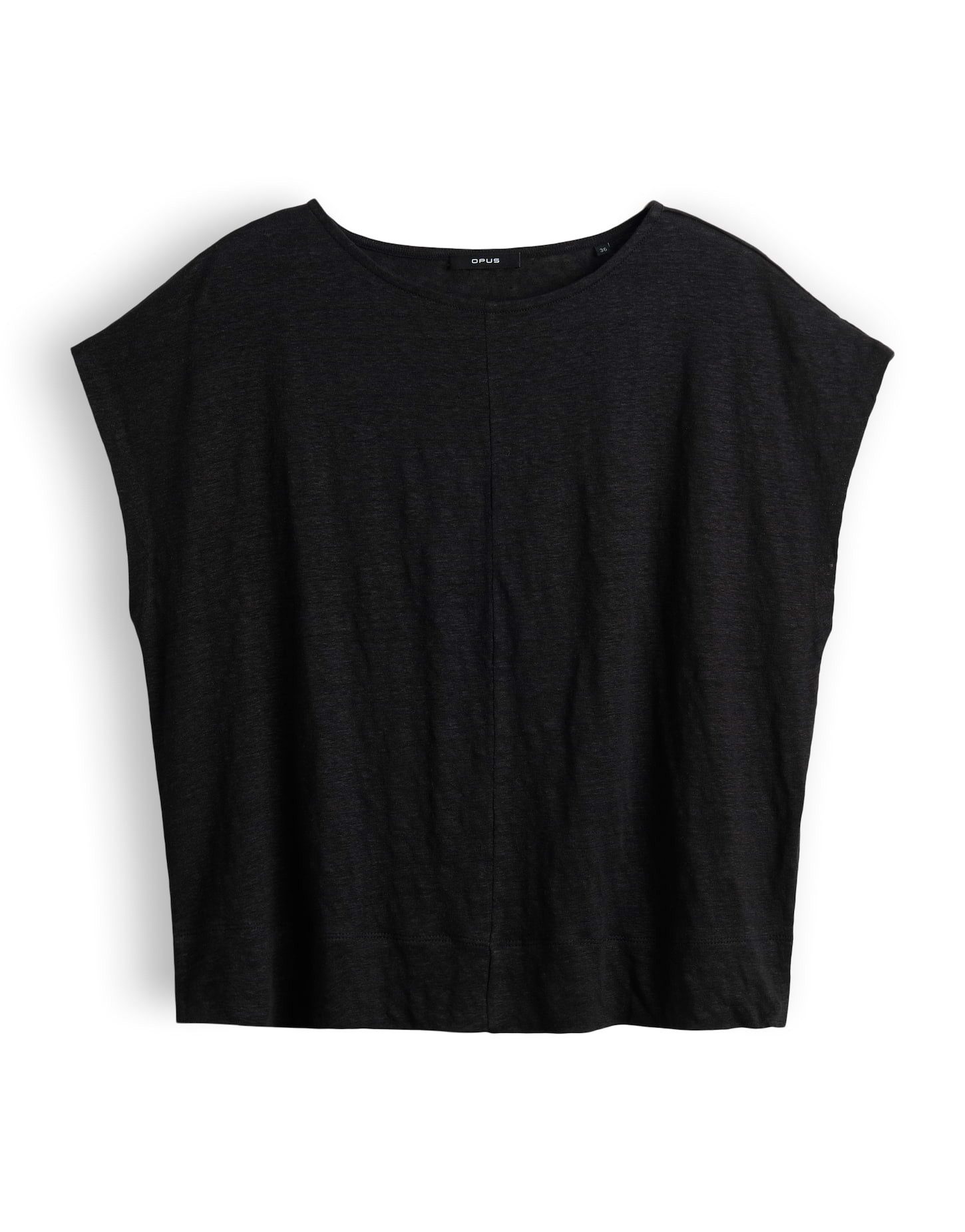 OPUS Kurzarmshirt Sutol aus Jersey mit Leinenstruktur Seitenschlitze sorgen für angenehme Bewegungsfreiheit – Bild 2 von 5
