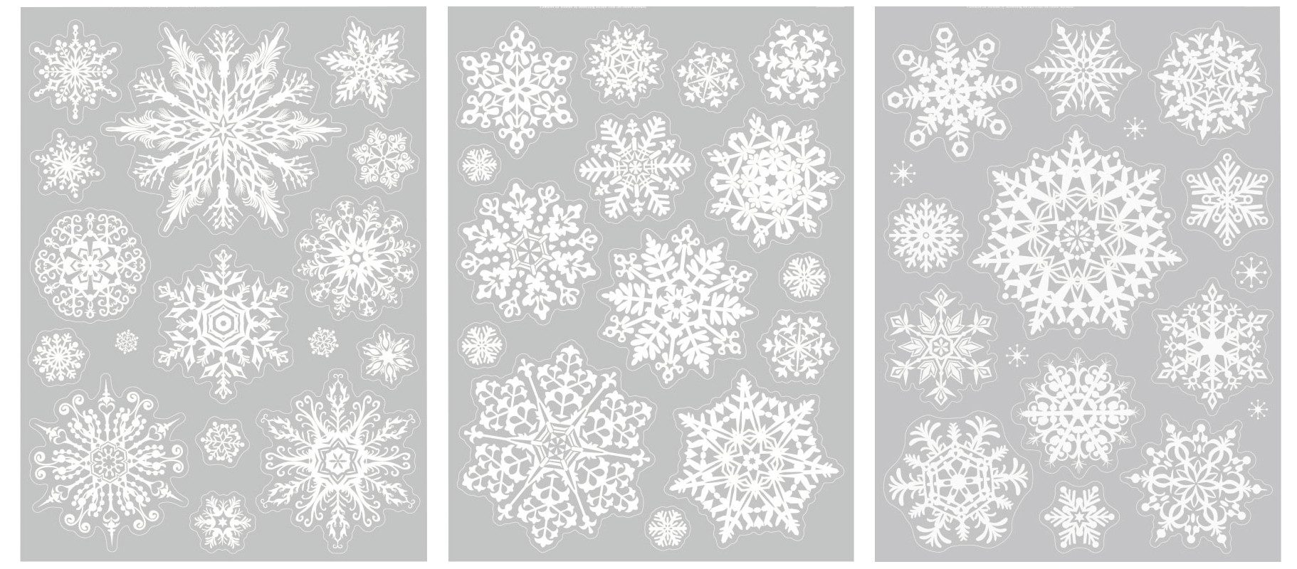 Fenstersticker Kristalle
