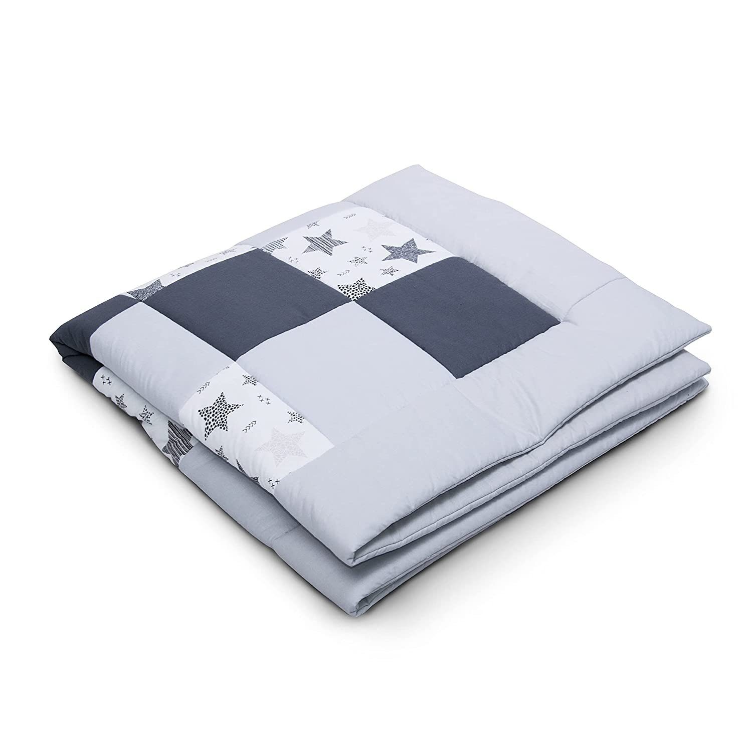 Krabbeldecke Krabbelmatte Spieldecke Matte Spielmatte ca. 145x145 cm, Amilian