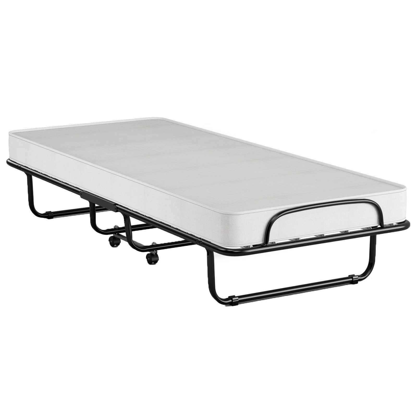 KOMFOTTEU Gästebett Klappbett mit Memoryschaum-Matratze 80x190 günstig online kaufen