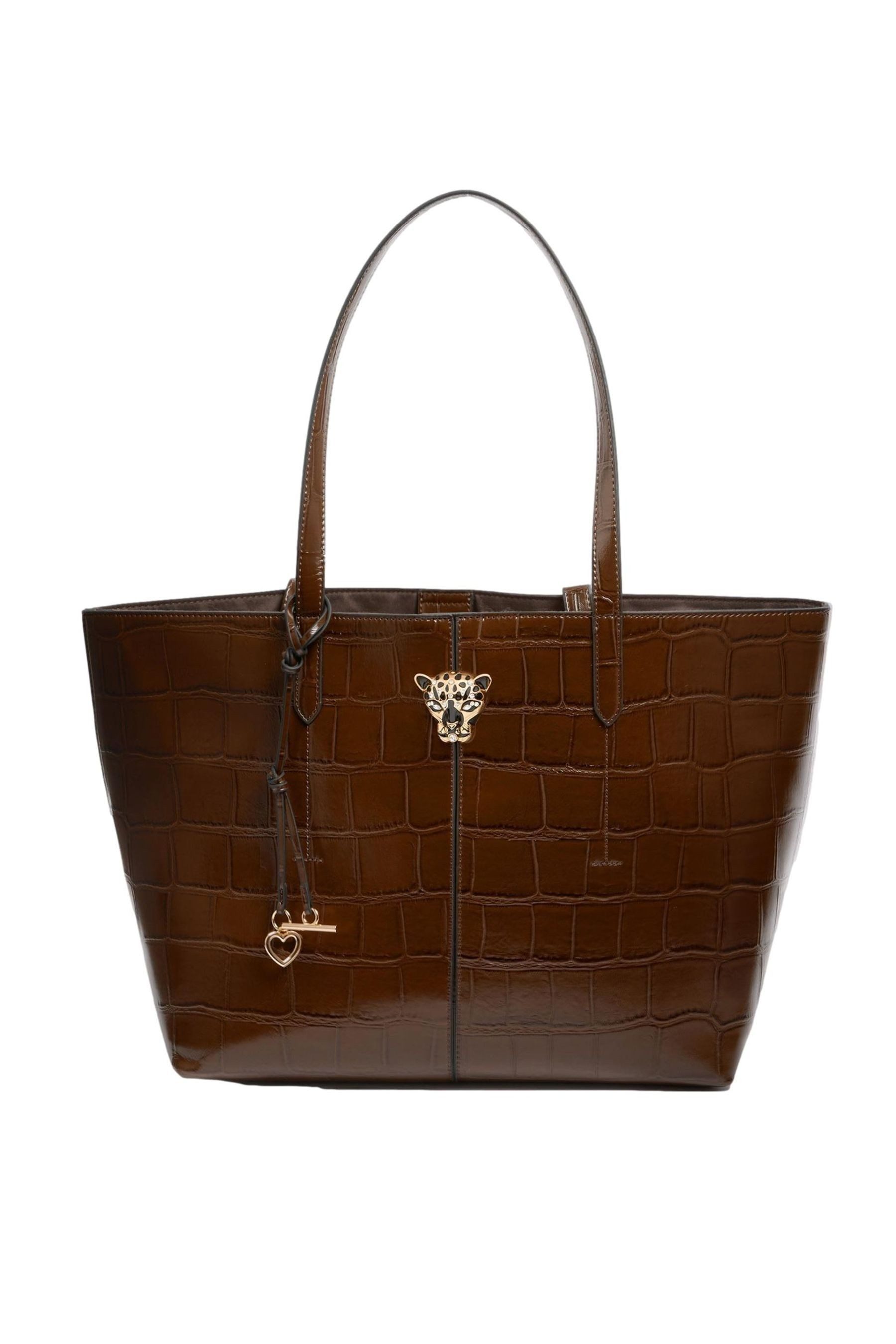 Einkaufsbeutel Lipsy Shopper-Tasche in Kroko-Optik