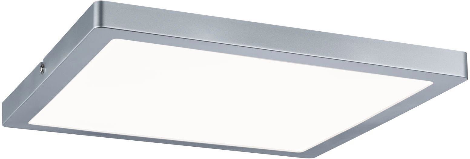 Paulmann LED Panel Atria eckig 300x300mm 16,5W 4.000K Chrom matt, LED fest integriert, Neutralweiß, Atria eckig 300x300mm 16,5W 4.000K Chrom matt