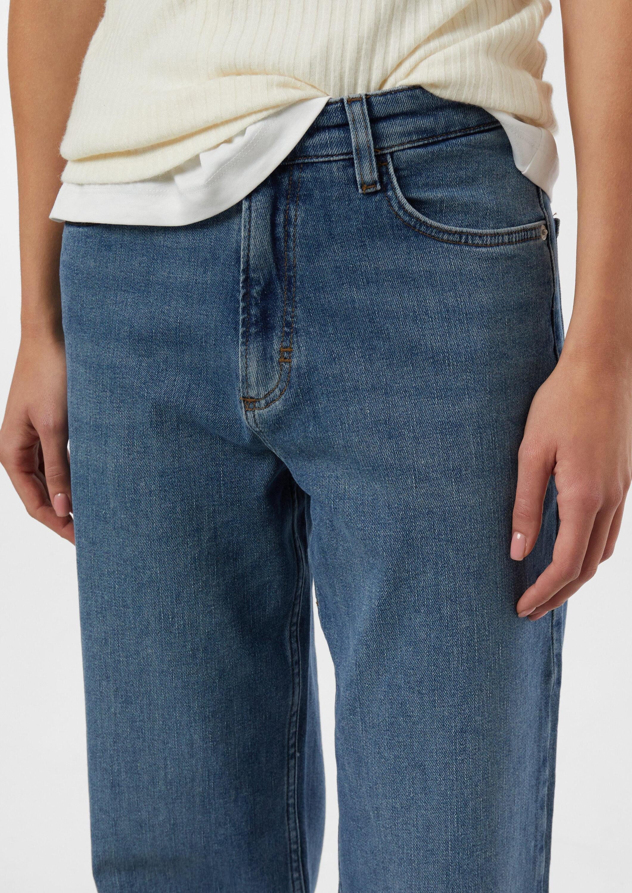 comma Regular-fit-Jeans Jeans-Hose Elastische Straight Leg Jeans
