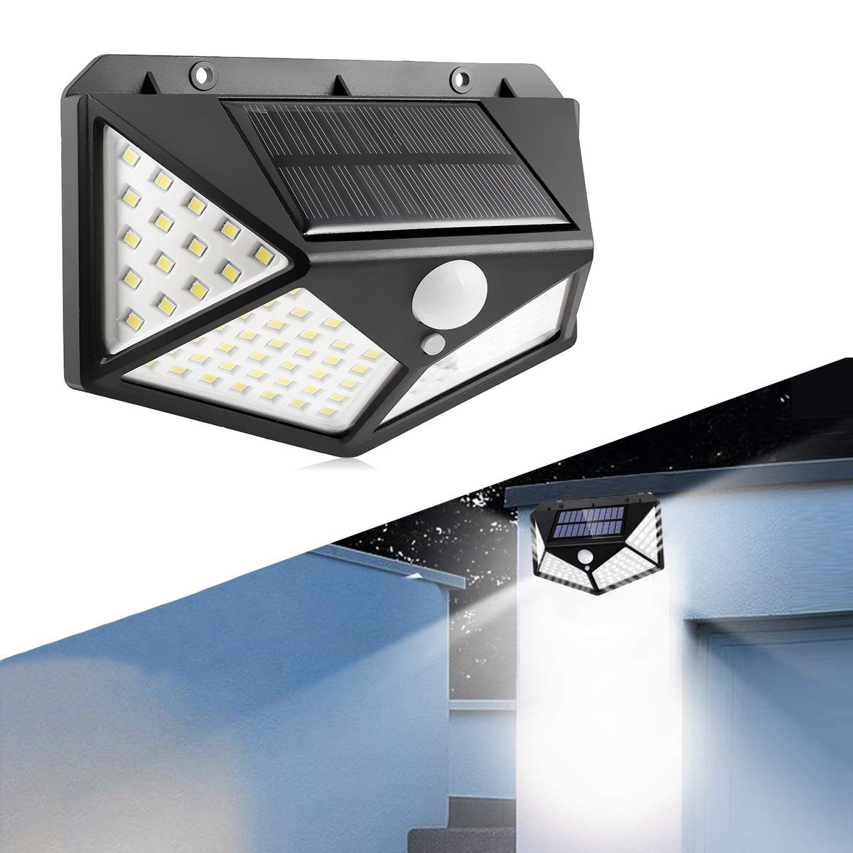 oyajia LED Solarleuchte 2 Stück LED günstig online kaufen