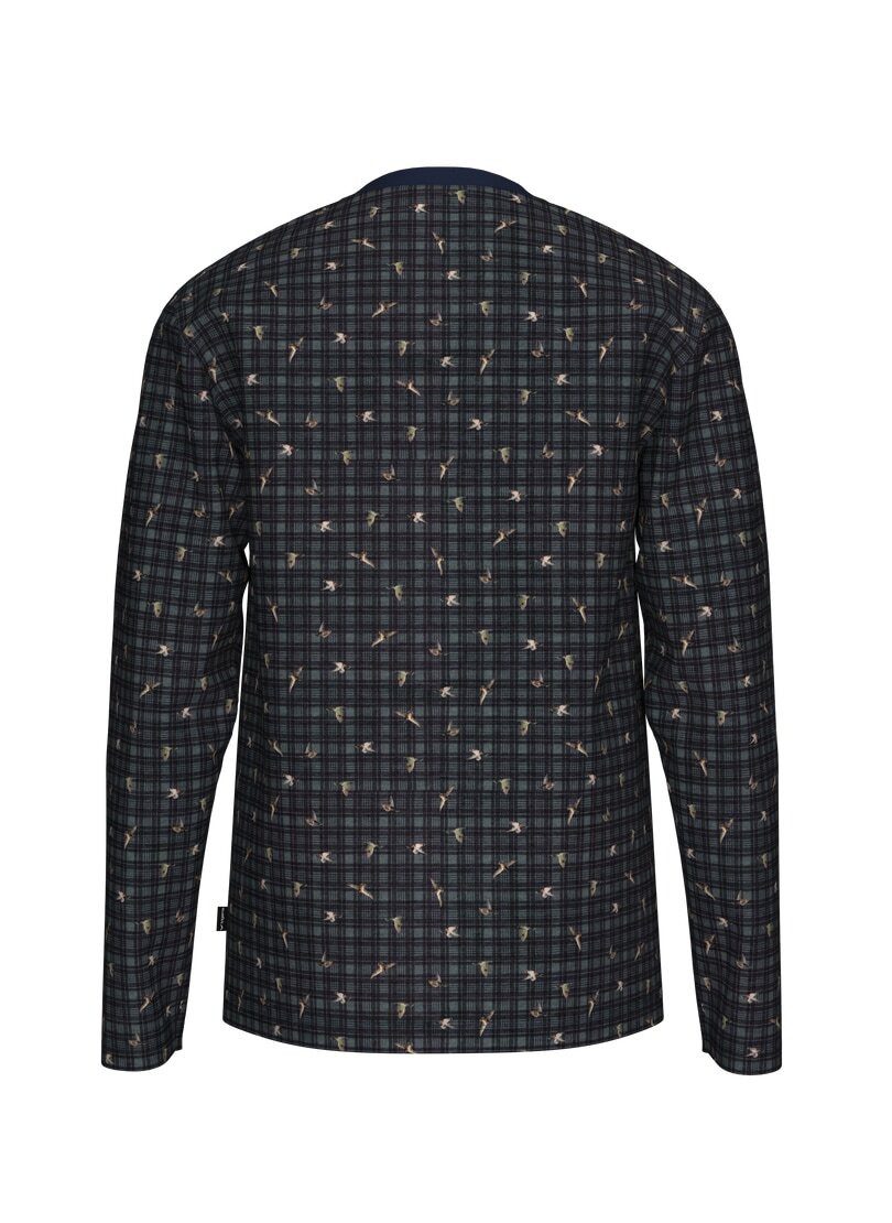 Trigema Schlafanzug TRIGEMA Pyjama Oberteil mit Entenmuster (1 tlg) – Bild 4 von 4