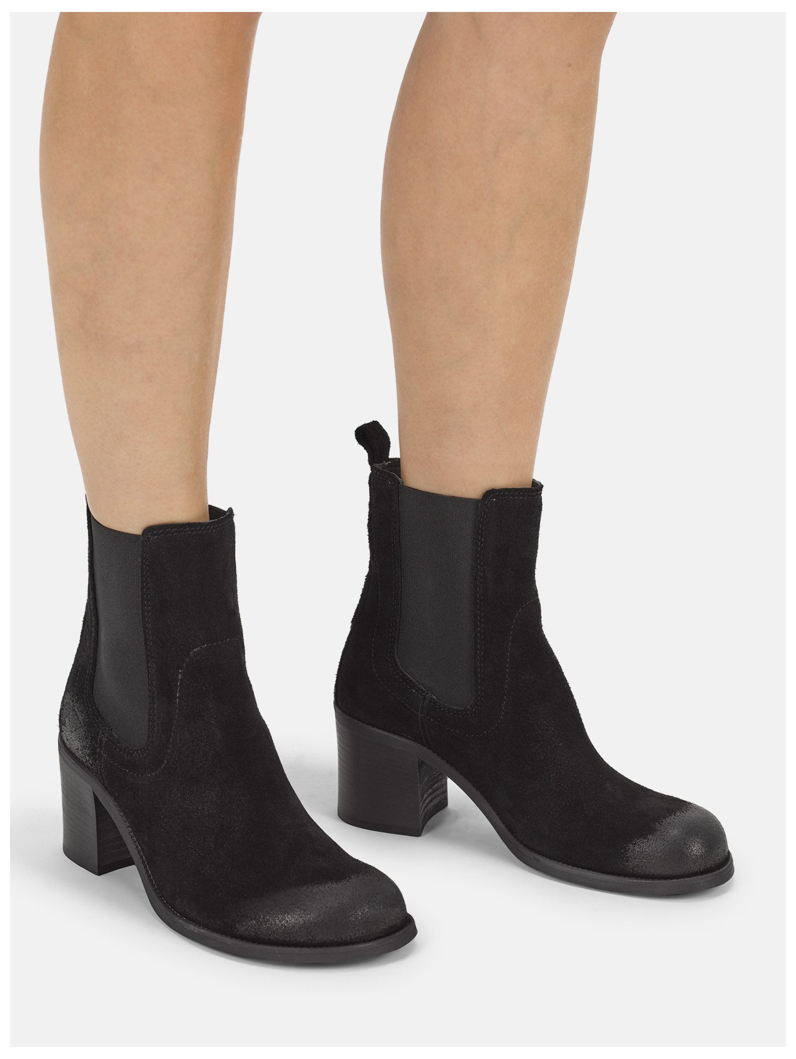 Felmini Stiefelette Veloursleder . Stiefelette (1-tlg)