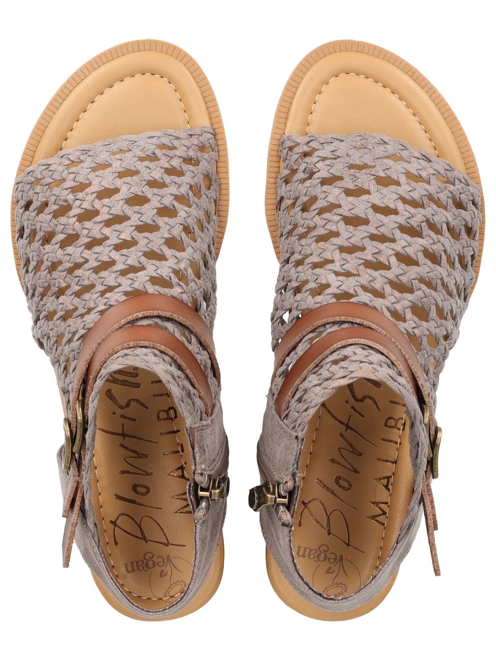 Blowfish Sandalen Lederimitat/Textil . Keilsandalette