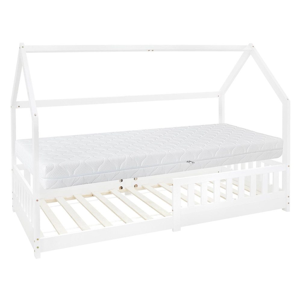 ML-DESIGN Spielbett Hausbett Kinderbett inkl. Lattenrost günstig online kaufen
