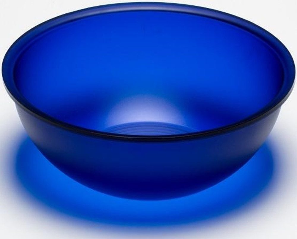 G.F. Heim Söhne Salatschüssel aus Acrylglas satiniert sky blue 29,5cm