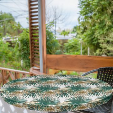 Abakuhaus Tischdecke Rundum-elastische Stofftischdecke, Dschungel-Laub Lange Blattpflanzen