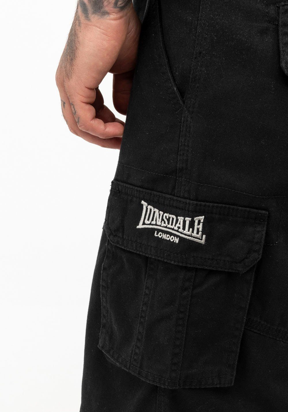Lonsdale Cargoshorts BALRATH aus Baumwolle, mit Eingrifftaschen, Cargotaschen und Gesäßtaschen