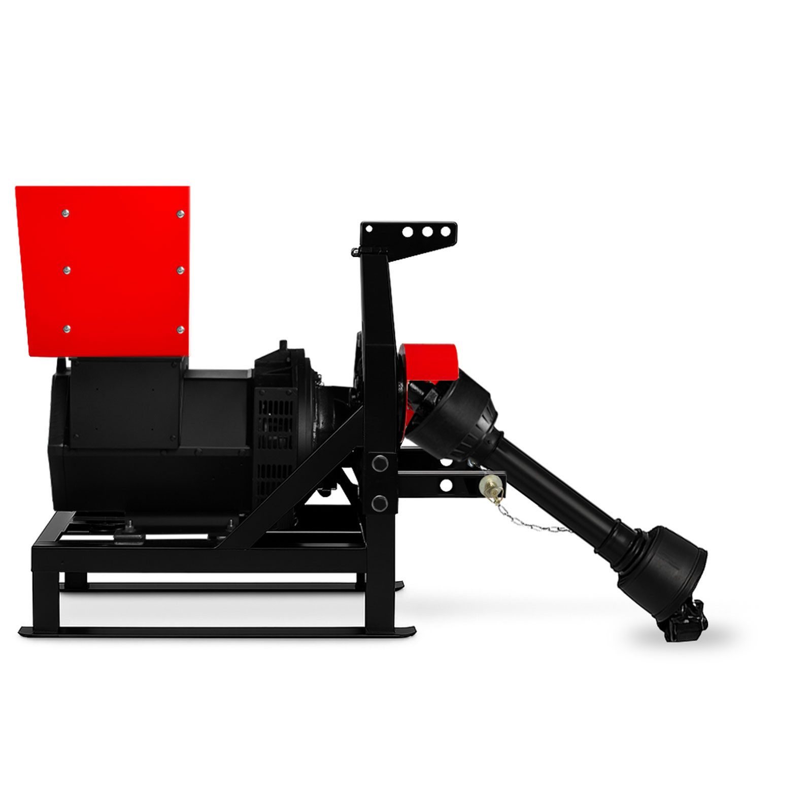 EBERTH Stromerzeuger Zapfwellengenerator 27,5 kVA / 22 kW, Notstromaggregat AVR, 22 in kW, 3x230V / 2x400V IP44, Zapfwelle 1-3/8" 6 Zähne