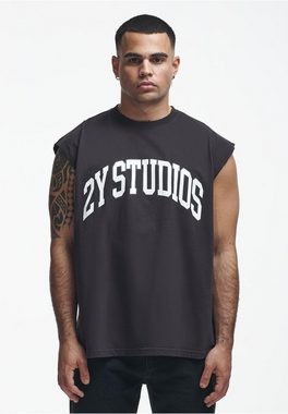 2Y Studios Tanktop 2Y Studios Herren 2Y Logo Oversize Sleeveless Shirt (1-tlg)