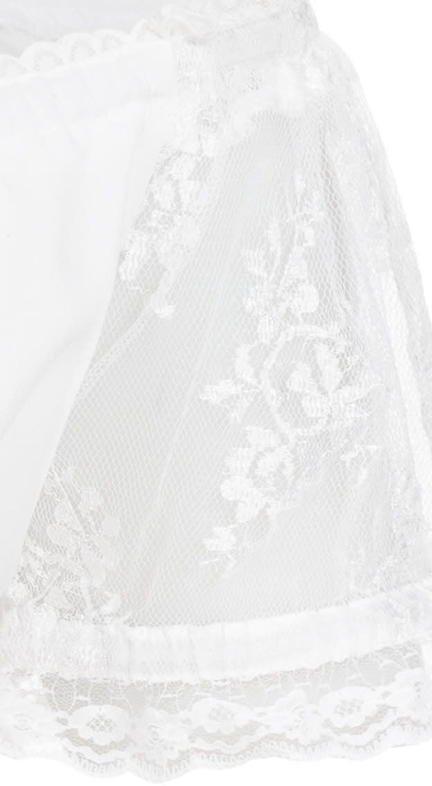 Nübler Dirndlbluse Dirndlbluse Kurzarm Karina in Weiß von Nübler