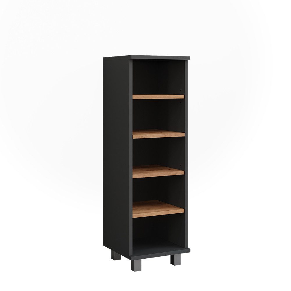 Vicco Midischrank Ilias, Anthrazit/Goldkraft Eiche, 30.2 günstig online kaufen