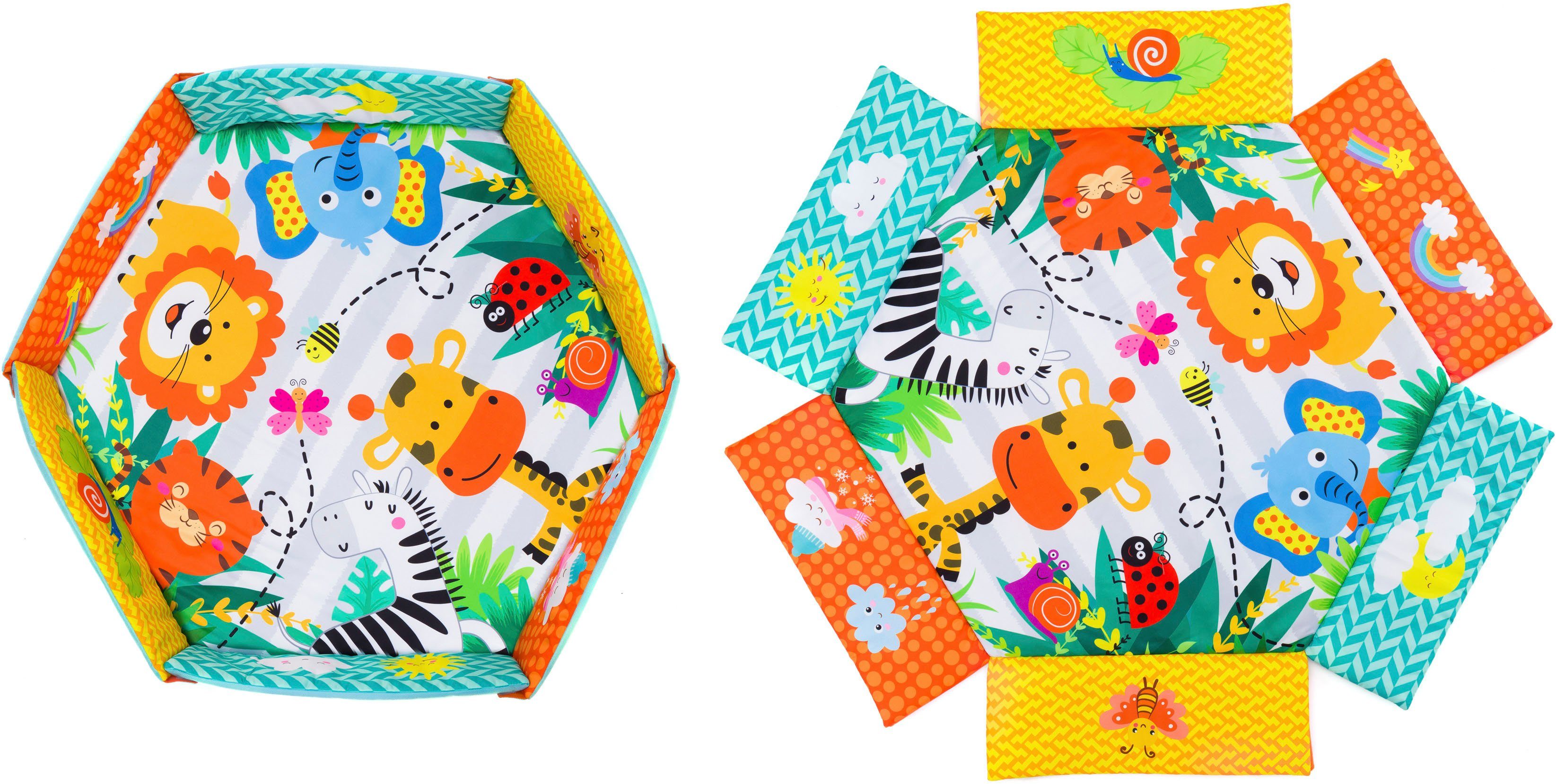 Fillikid Spielbogen Aktivbogen - Spielematte mit Bälle, bunt