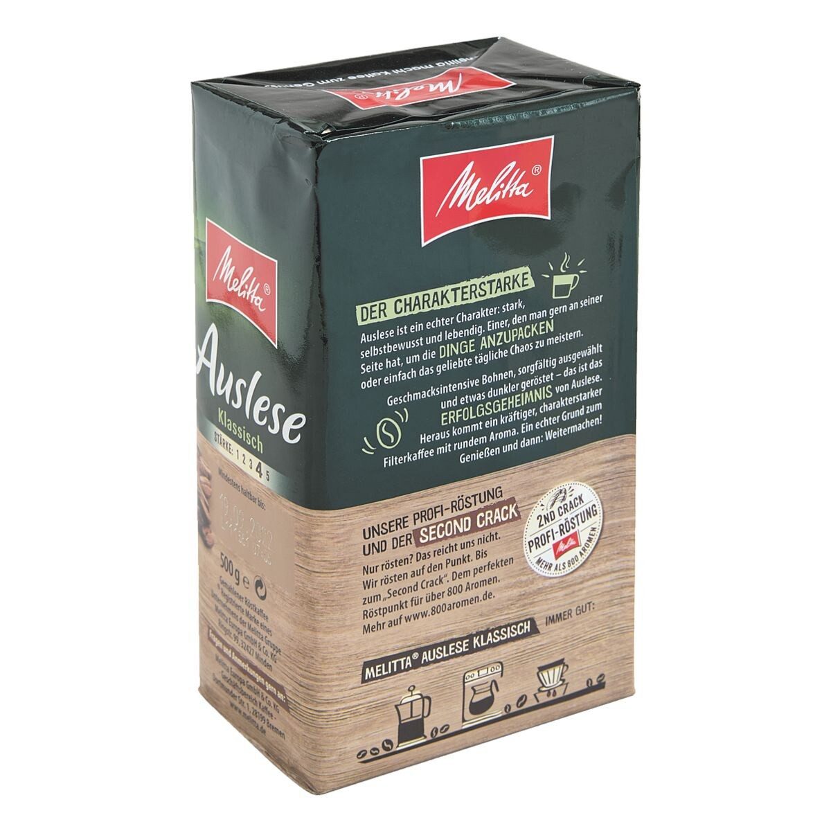 Melitta Kaffee Auslese Klassisch, 500 g, gemahlen