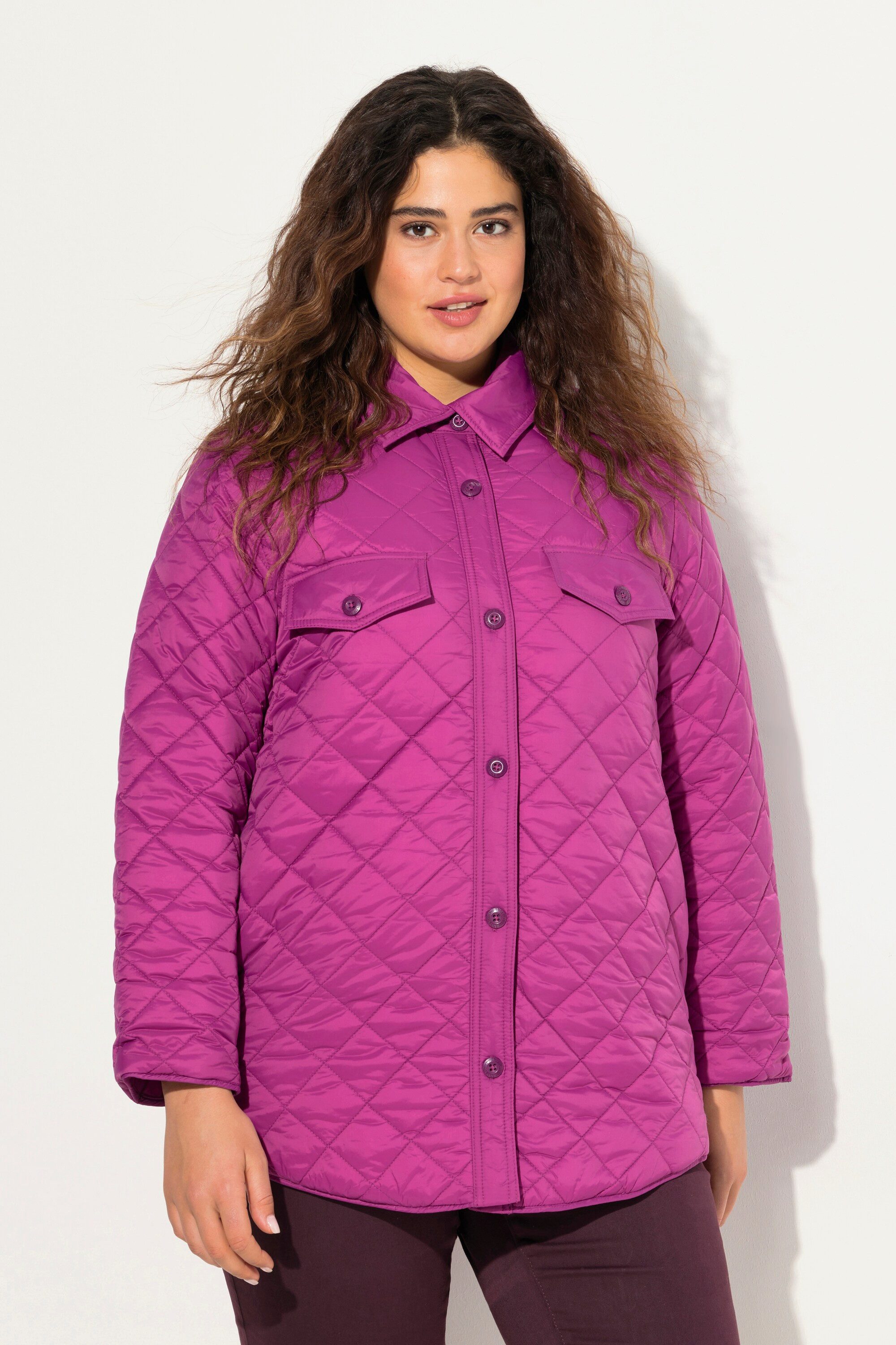 Ulla Popken Steppjacke Stepp-Hemdjacke