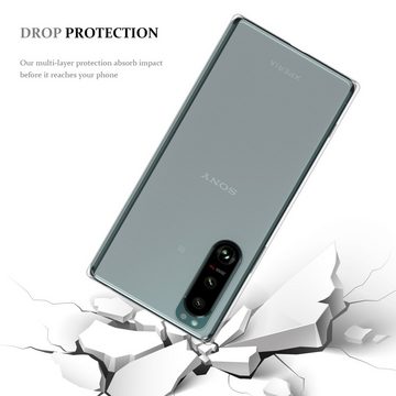 Cadorabo Handyhülle Sony Xperia 5 III Sony Xperia 5 III, Flexible TPU Silikon Handy Schutzhülle - Hülle - ultra slim