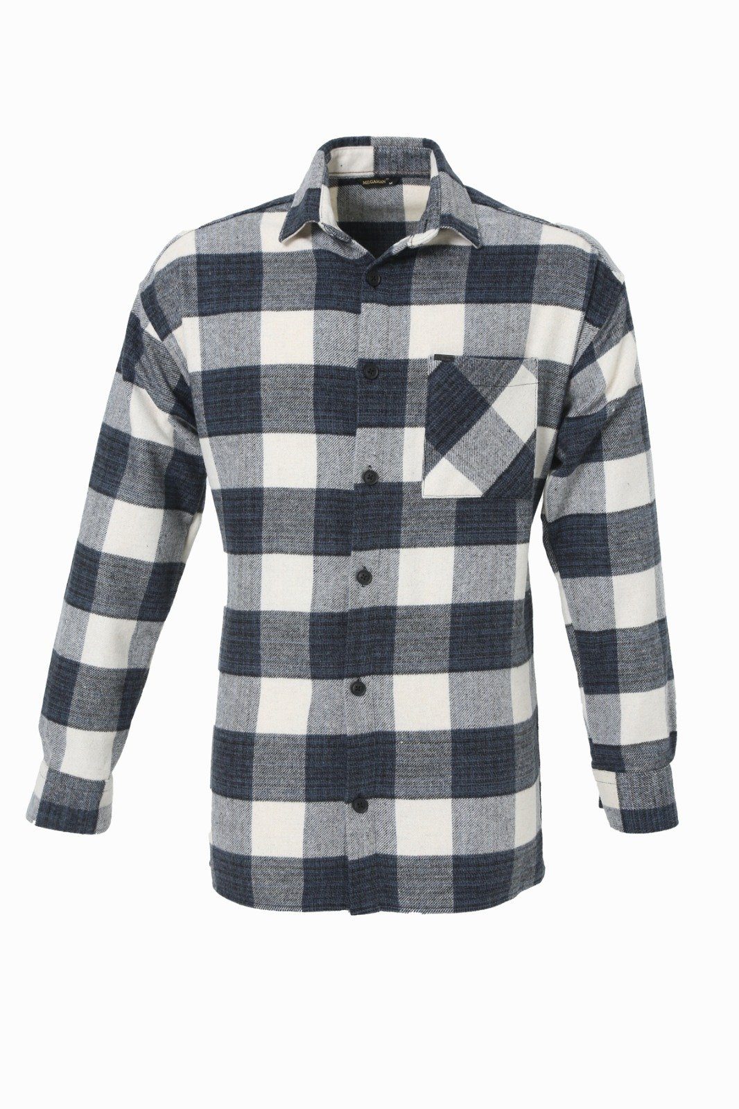 Megaman Jeans Flanellhemd Flanellhemd H-266 Flanellhemd günstig online kaufen