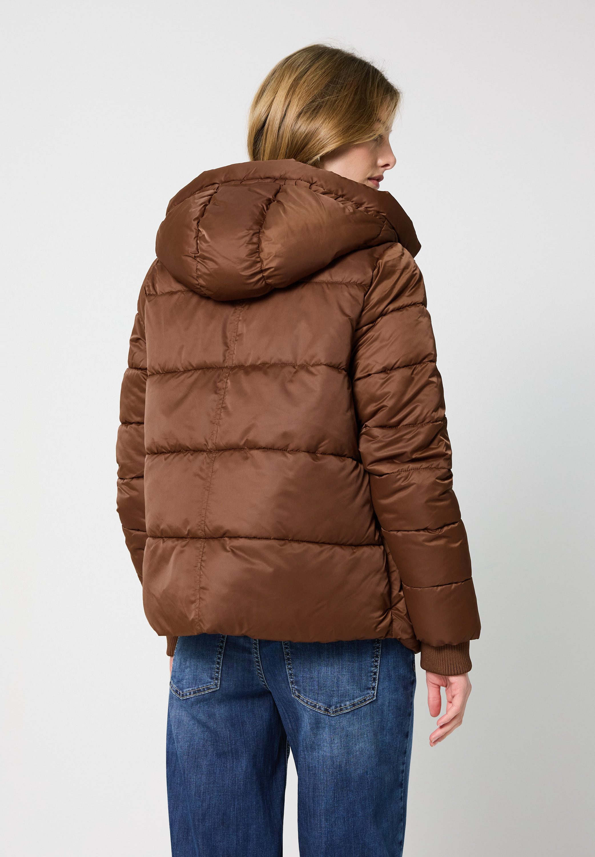 STREET ONE STUDIO Steppjacke mit Kapuze günstig online kaufen