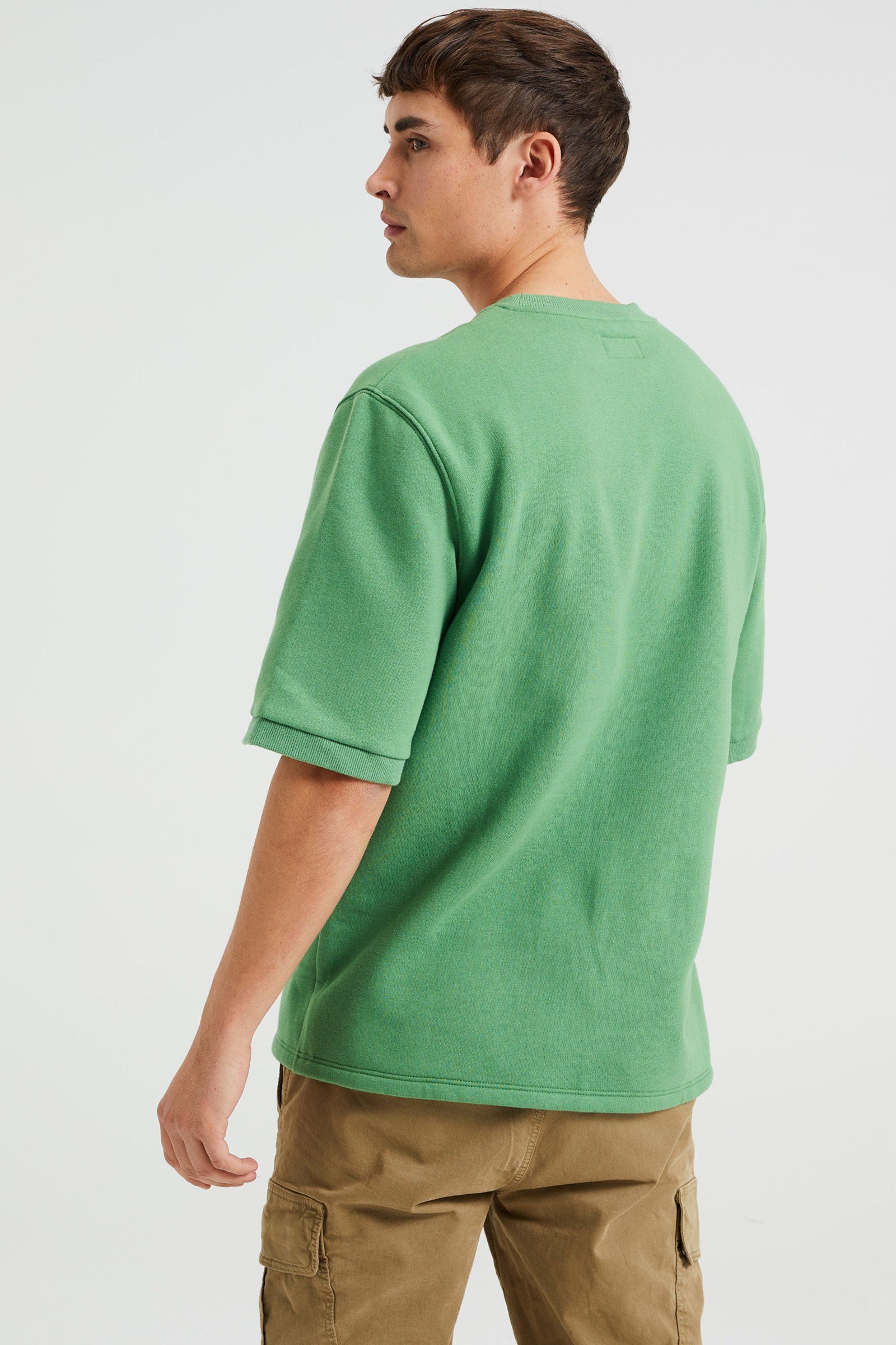 T-Shirt (1-tlg) Meergrün Fashion WE