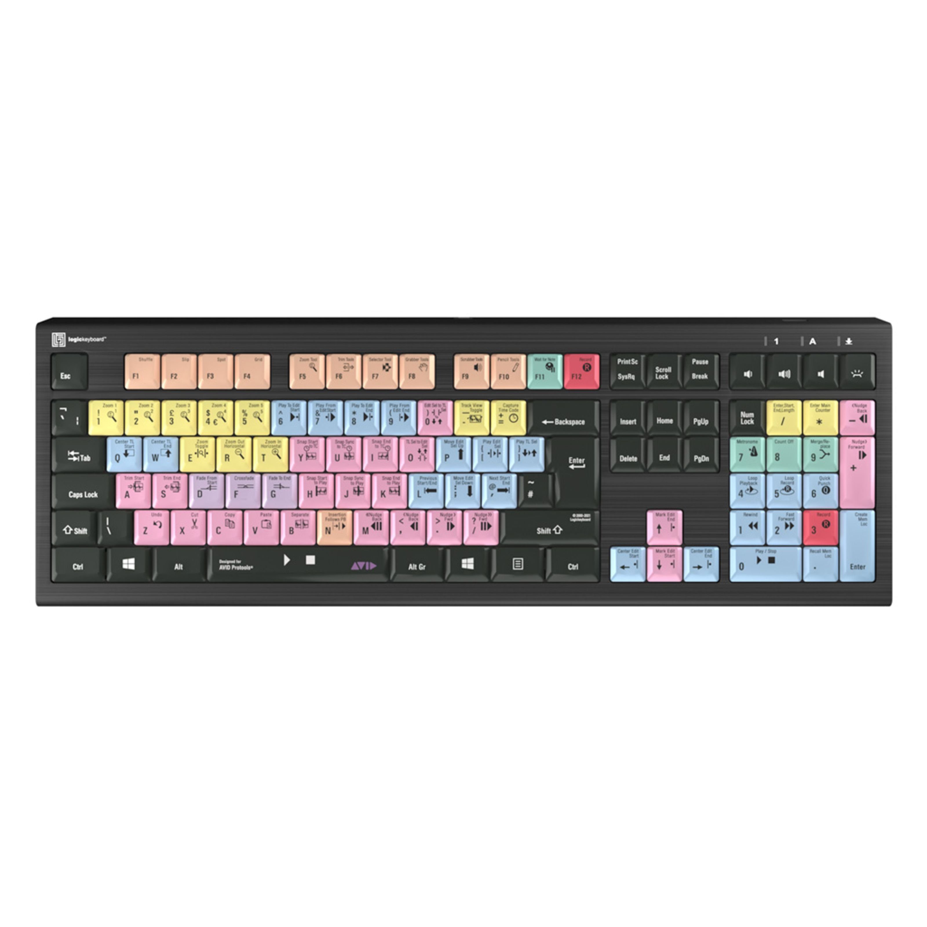 Logickeyboard Apple-Tastatur (Avid Pro Tools Astra 2 UK (PC) Pro Tools Tastatur english - Apple)