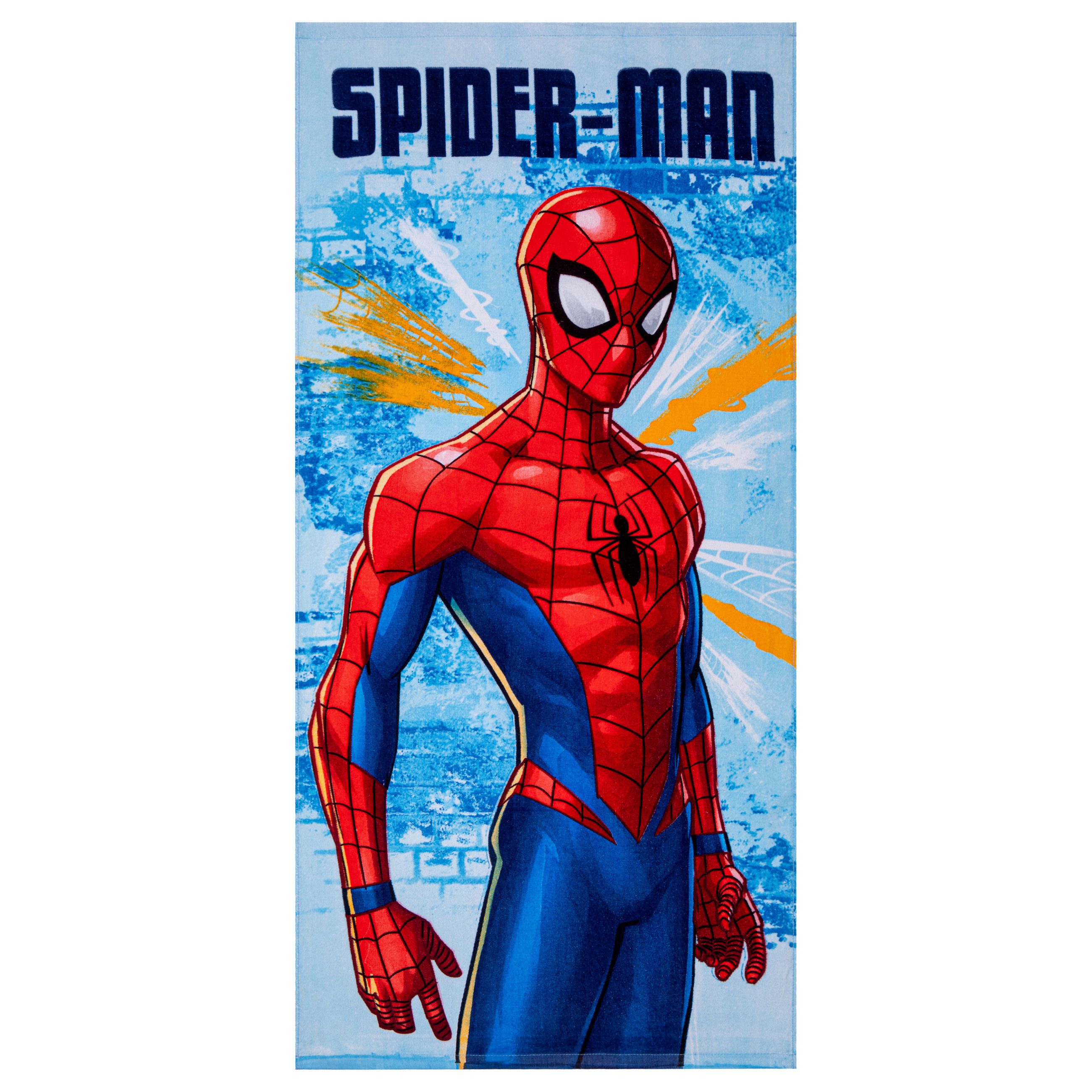 Spiderman Strandtuch Spiderman Kinder Strandtuch Badetuch, 100% Baumwolle, 140x70 cm