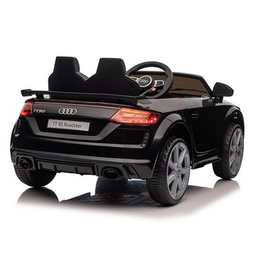 OKWISH Elektro-Kinderauto Audi TT RS Kinderfahrzeug, Belastbarkeit 30 kg, Fernsteurung