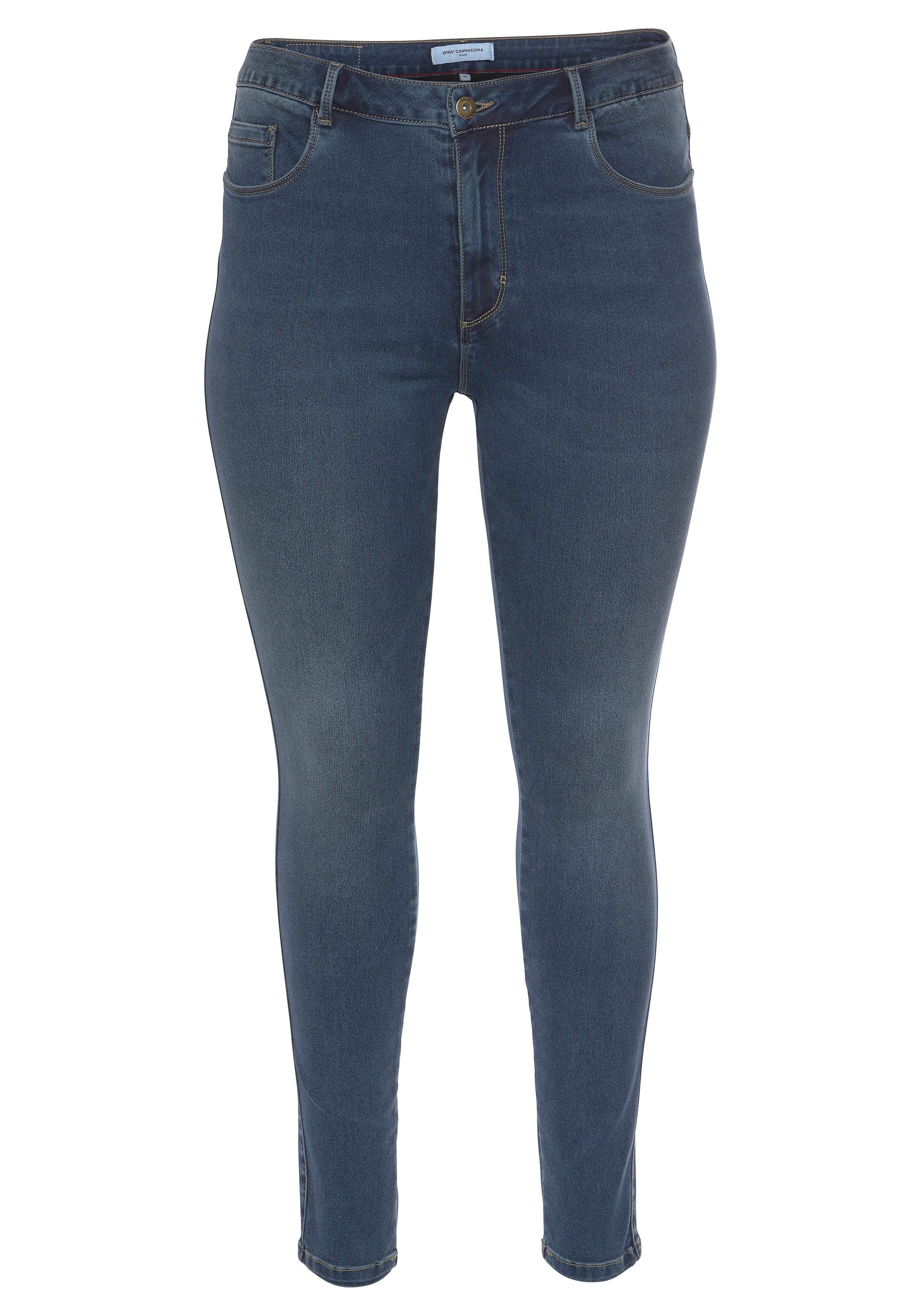 High-waist-Jeans CARAUGUSTA HW SK DNM