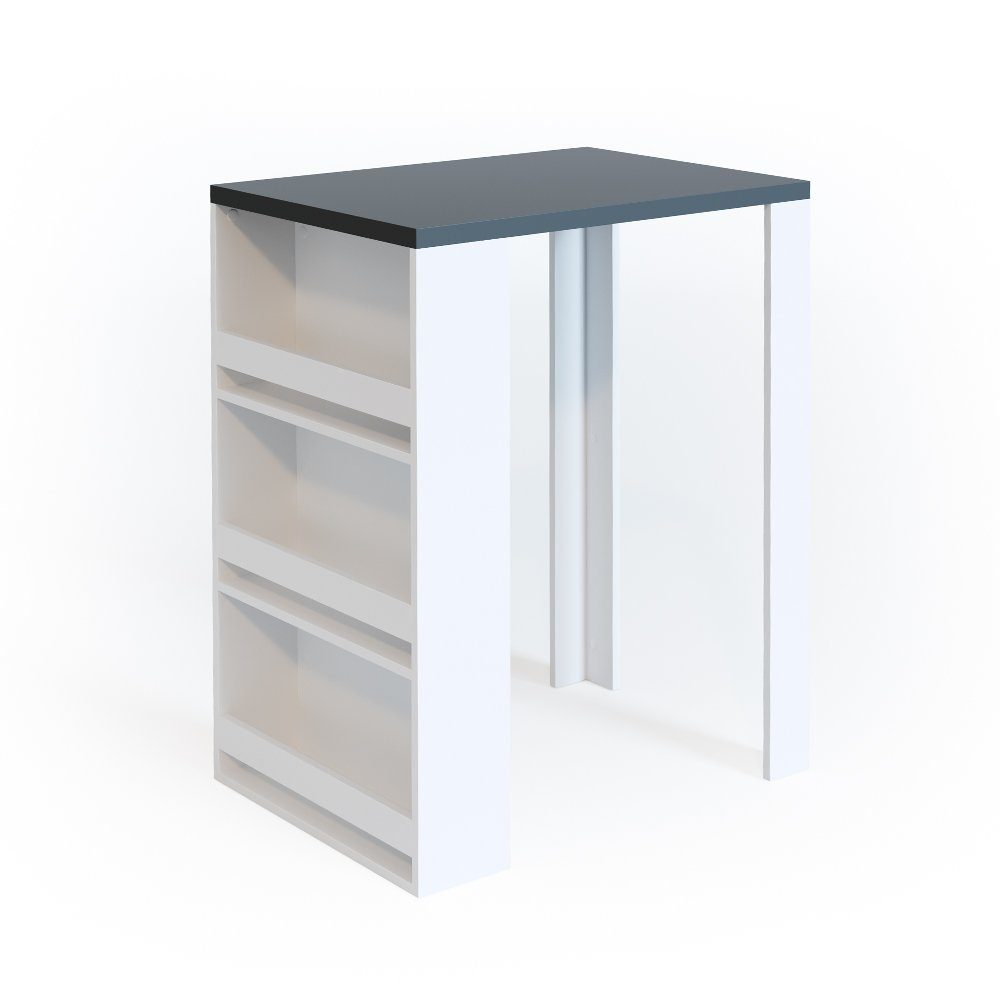 Vicco Bartisch, Weiß/Anthrazit, 57 x 80 günstig online kaufen