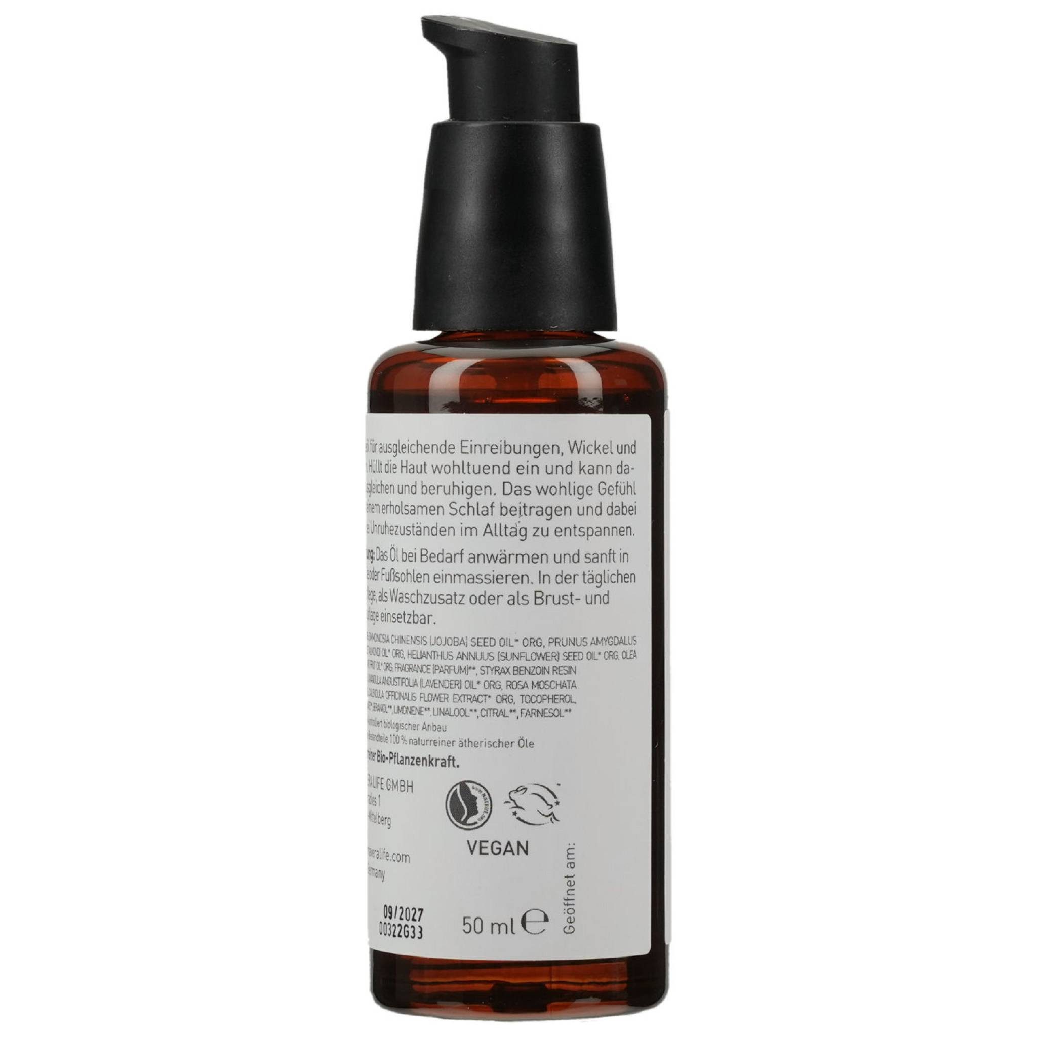 Primavera Life GmbH Körperöl KÖRPERENTSPANNUNGSÖL Bio Aromapflege 50ml