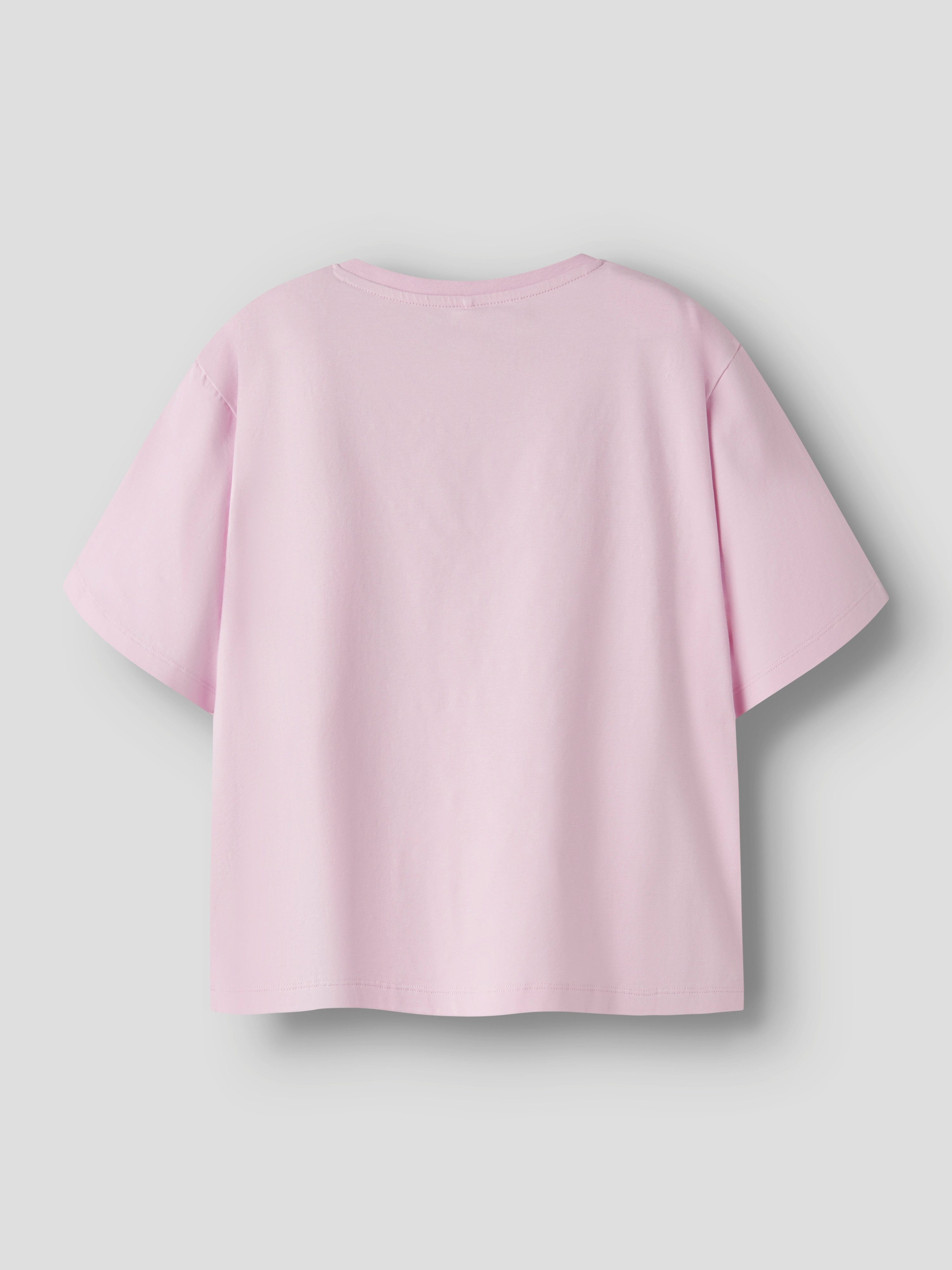 Name It T-Shirt NKFJYNEL HELLOK SS NREG TOP BOX NOOS SKY Baumwollmischung, regular fit