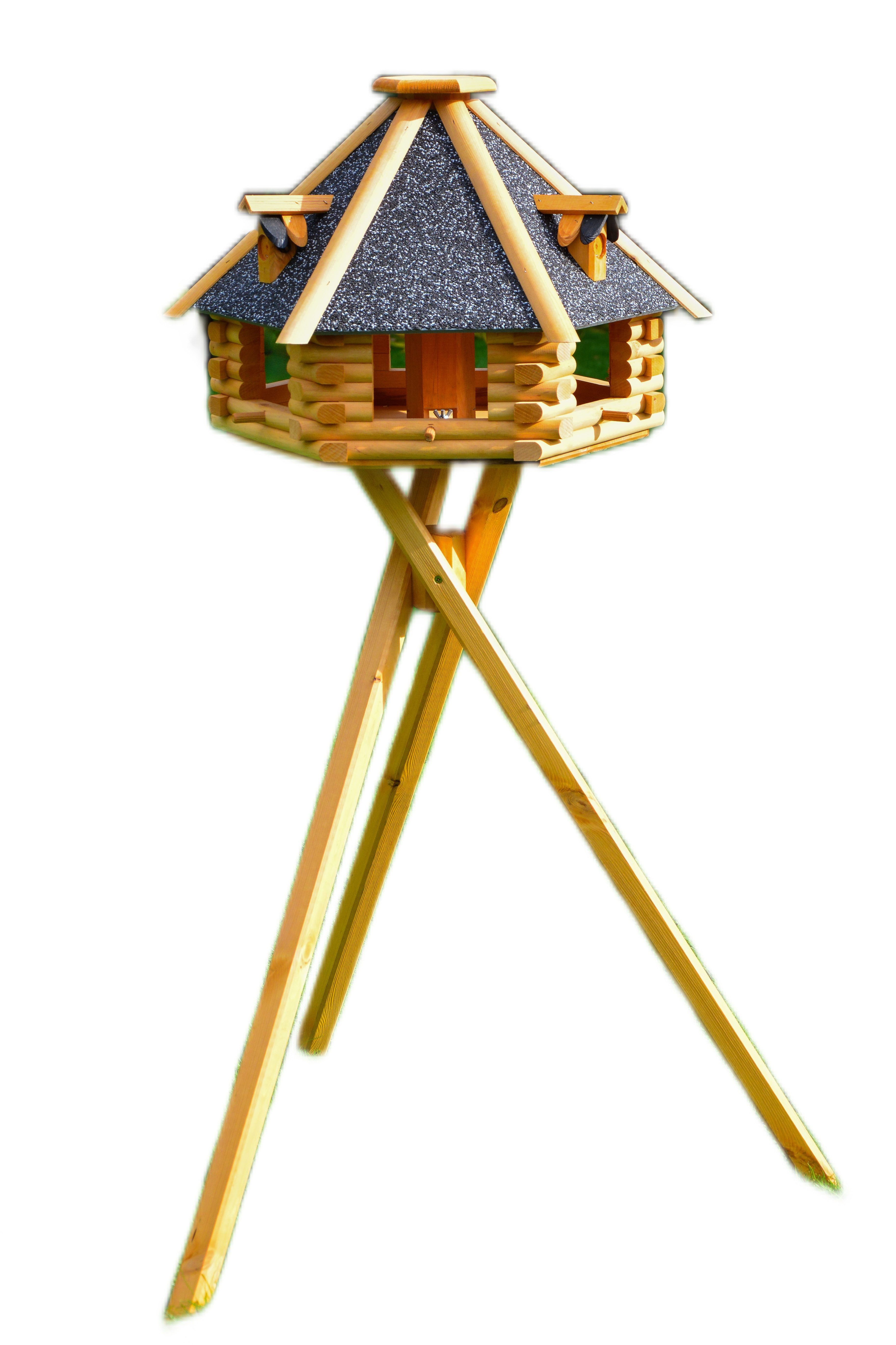 Vogelhaus mit Ständer XXL 70 x 45 cm, V 13XXL Stein