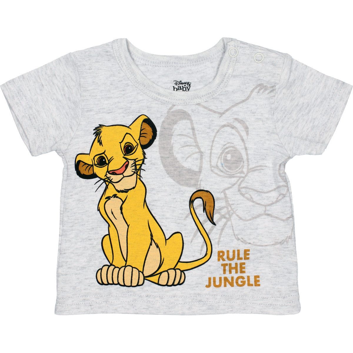 Disney Lion King T-Shirt & Shorts Unisex Kids (2-piece) Shirt, T-Shirt, Shorts, Short Pants Set Shirt Shorts