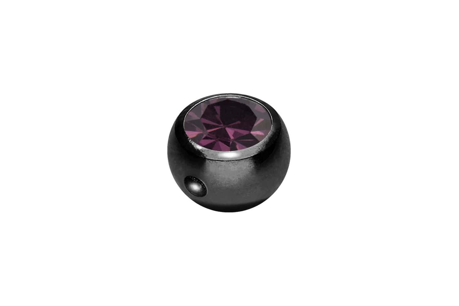 PIERCINGLINE Piercing-Set Chirurgenstahl Klemmkugel KRISTALL (Klemm-Aufsätze, 1-tlg)