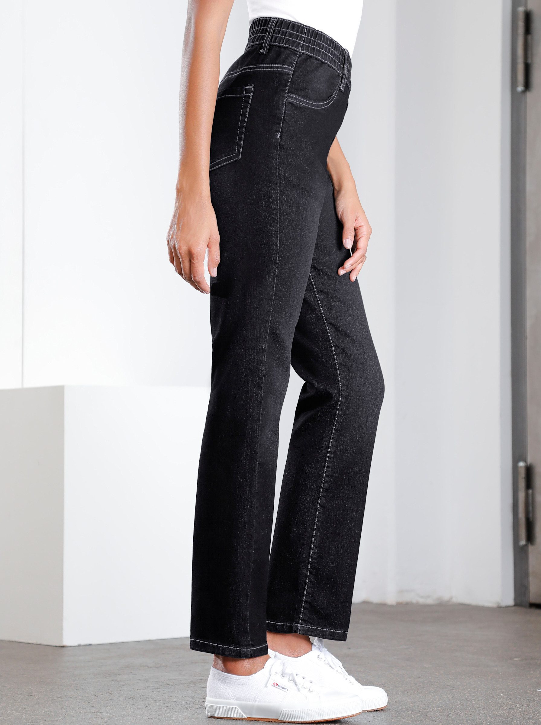 Sieh an! Bequeme Jeans Jeans komfortabel